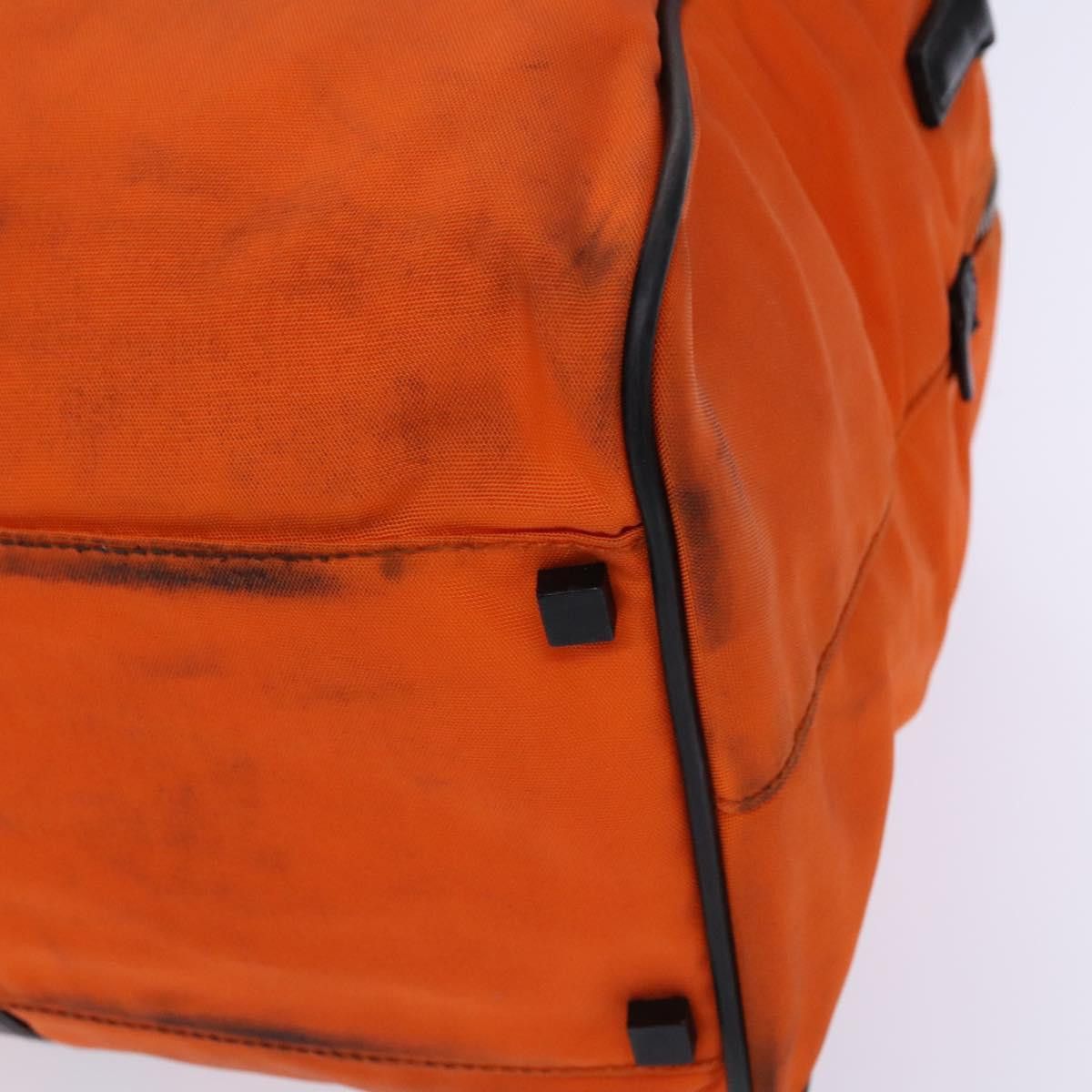 Gucci GUCCI Boston Bag Nylon Orange Black Size ONE SIZE - 10 Thumbnail