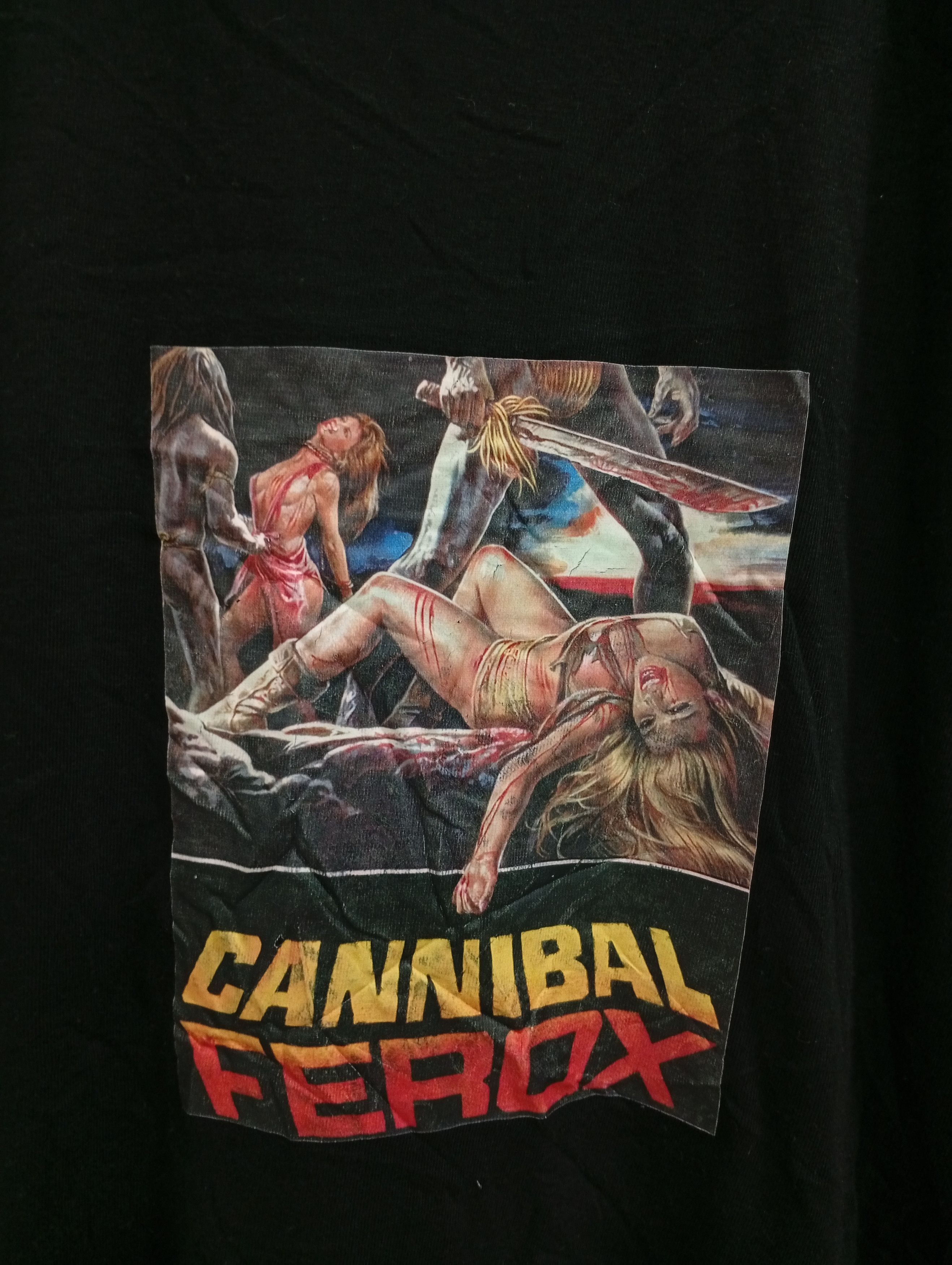 Japanese Brand × Vintage 🔥🔥Cannibal Ferox Movie T-Shirt Size US L / EU 52-54 / 3 - 18 Thumbnail