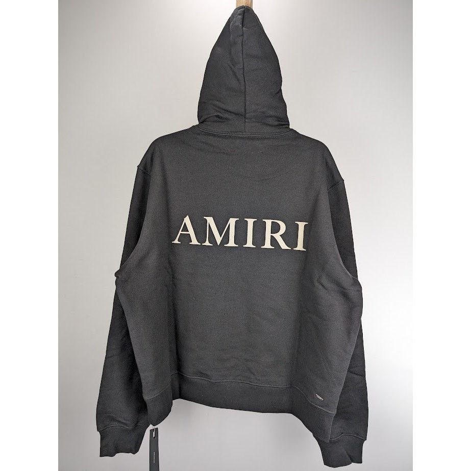 Amiri o1rshd1 Puff Logo Hoodie in Black Size US XL / EU 56 / 4 - 17 Thumbnail