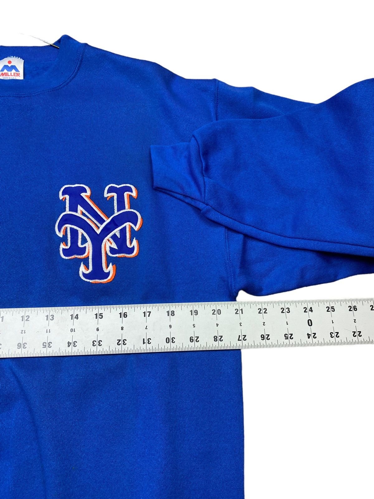 MLB Vintage 90s MLB New York Mets Embroidered Logo Crewneck Size US L / EU 52-54 / 3 - 7 Thumbnail