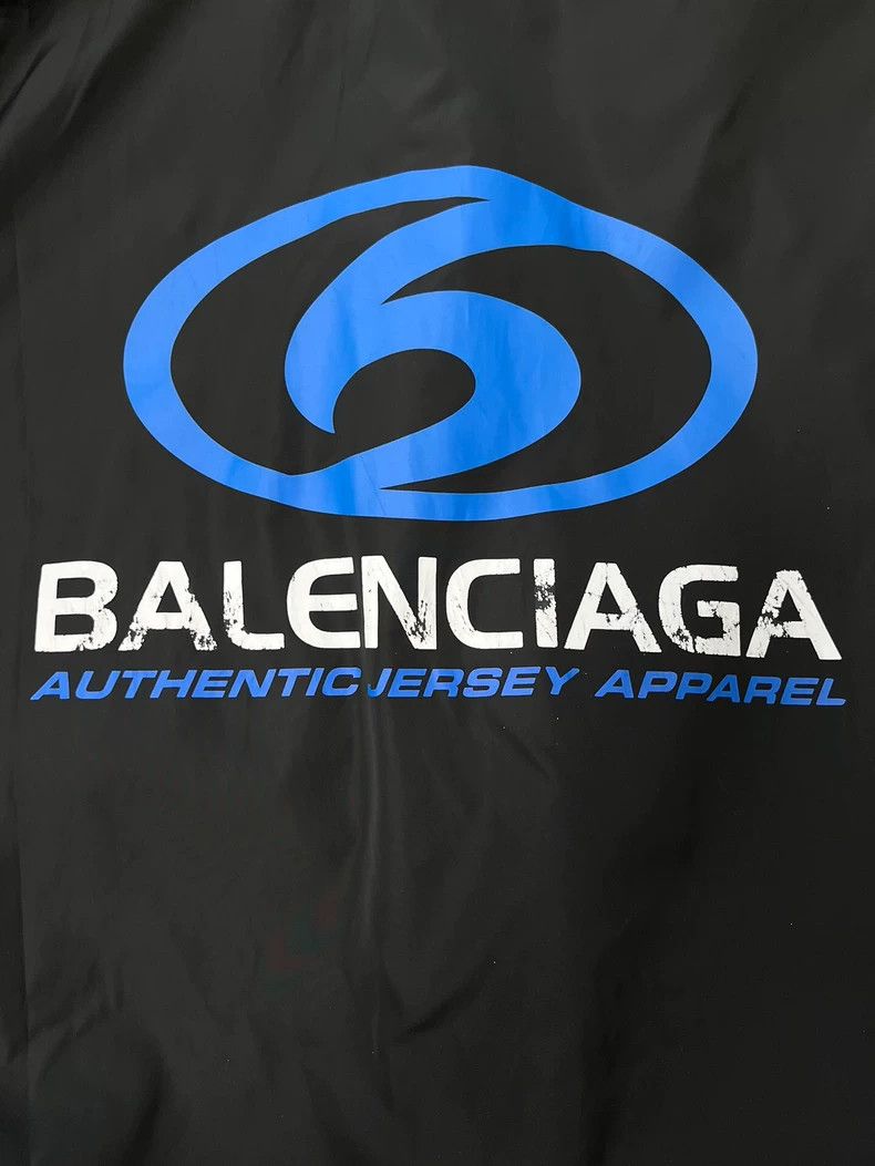 Balenciaga Balenciaga Logo Printed Crew Neck Button Down Long Sleeve Size US S / EU 44-46 / 1 - 3 Thumbnail