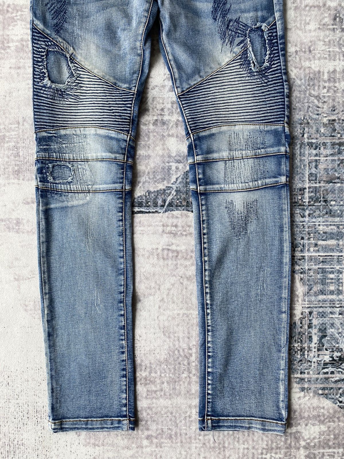 In The Attic In The Attic Bikers Pants / Tornado Balmain Mart Size US 30 / EU 46 - 4 Thumbnail