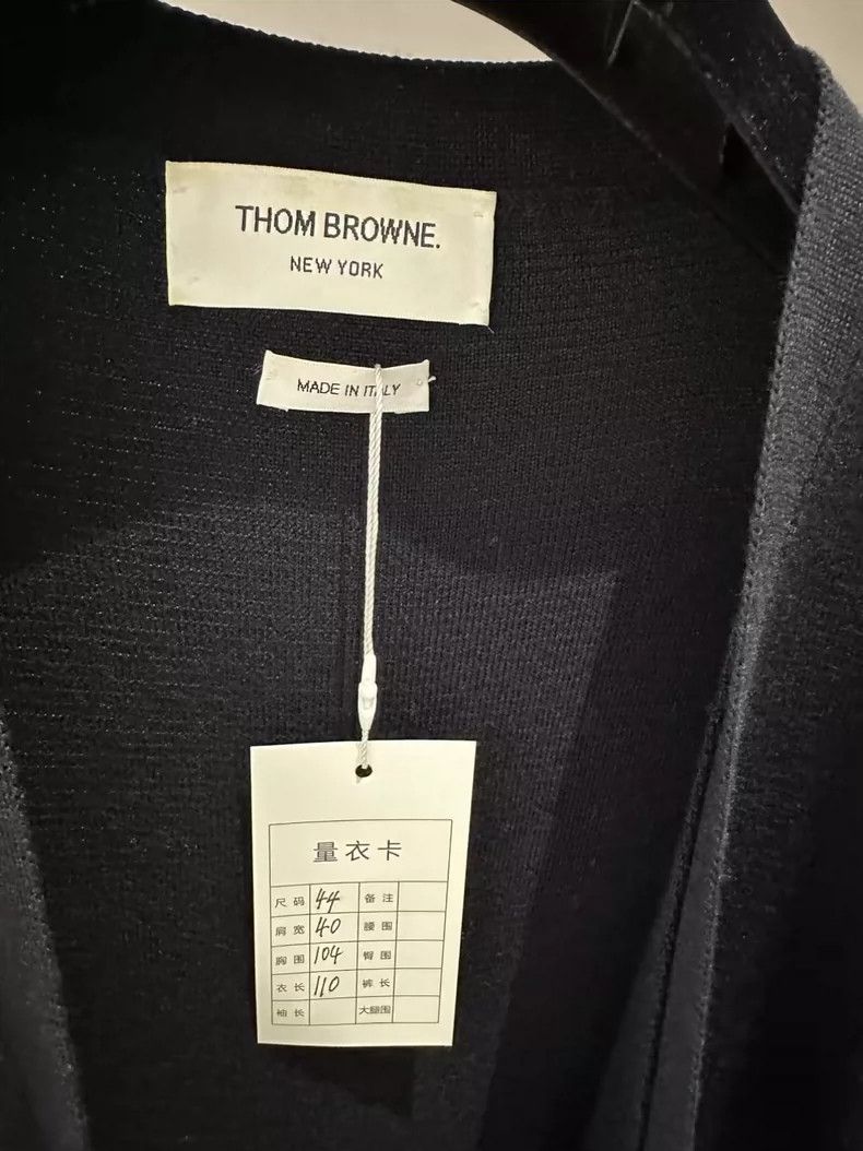 Thom Browne Thom Browne Long gold buttoned sweater Size US S / EU 44-46 / 1 - 5 Thumbnail