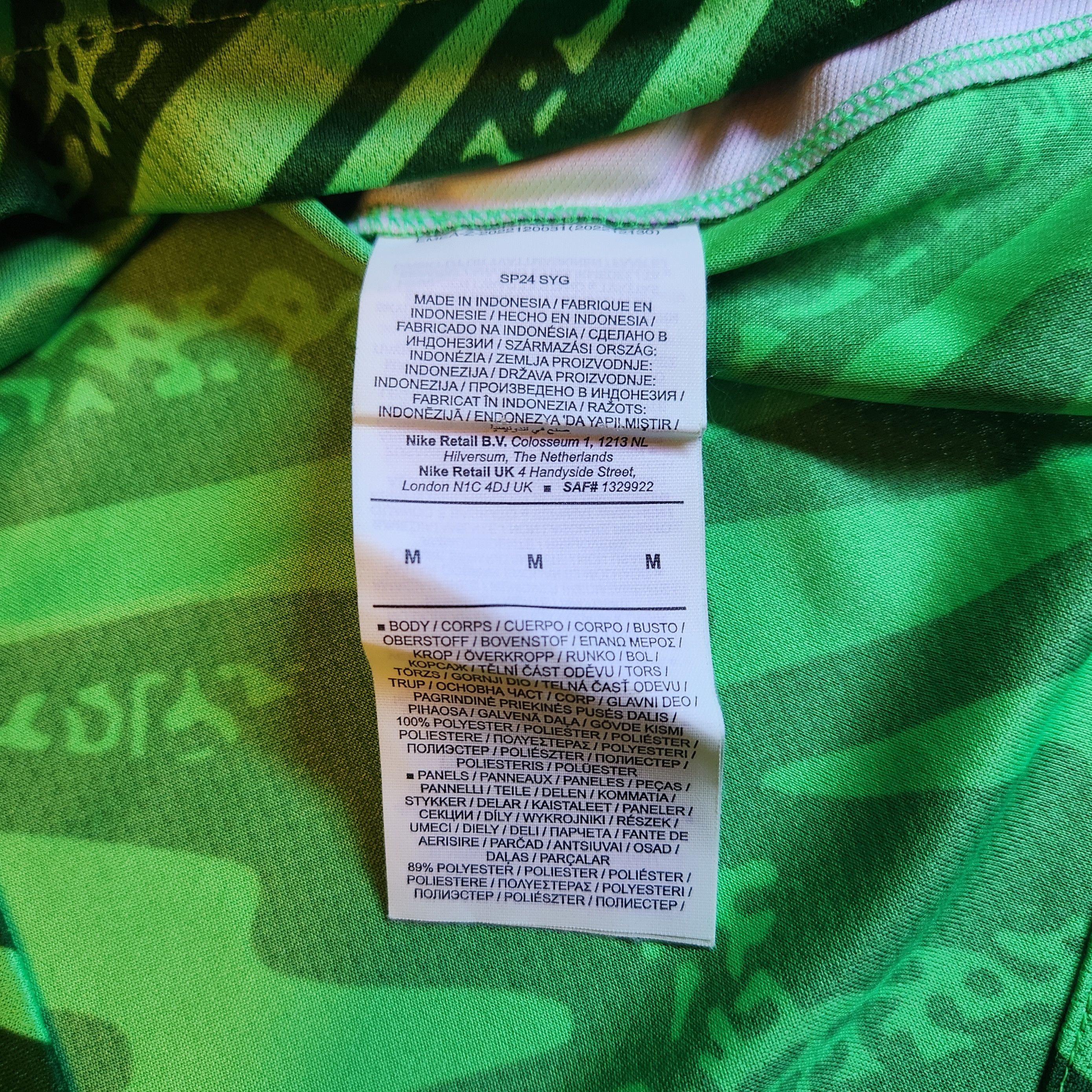 Nike Authentic Prototype South Korea 2024-2025 Goalkeeper Jersey Size US M / EU 48-50 / 2 - 8 Thumbnail