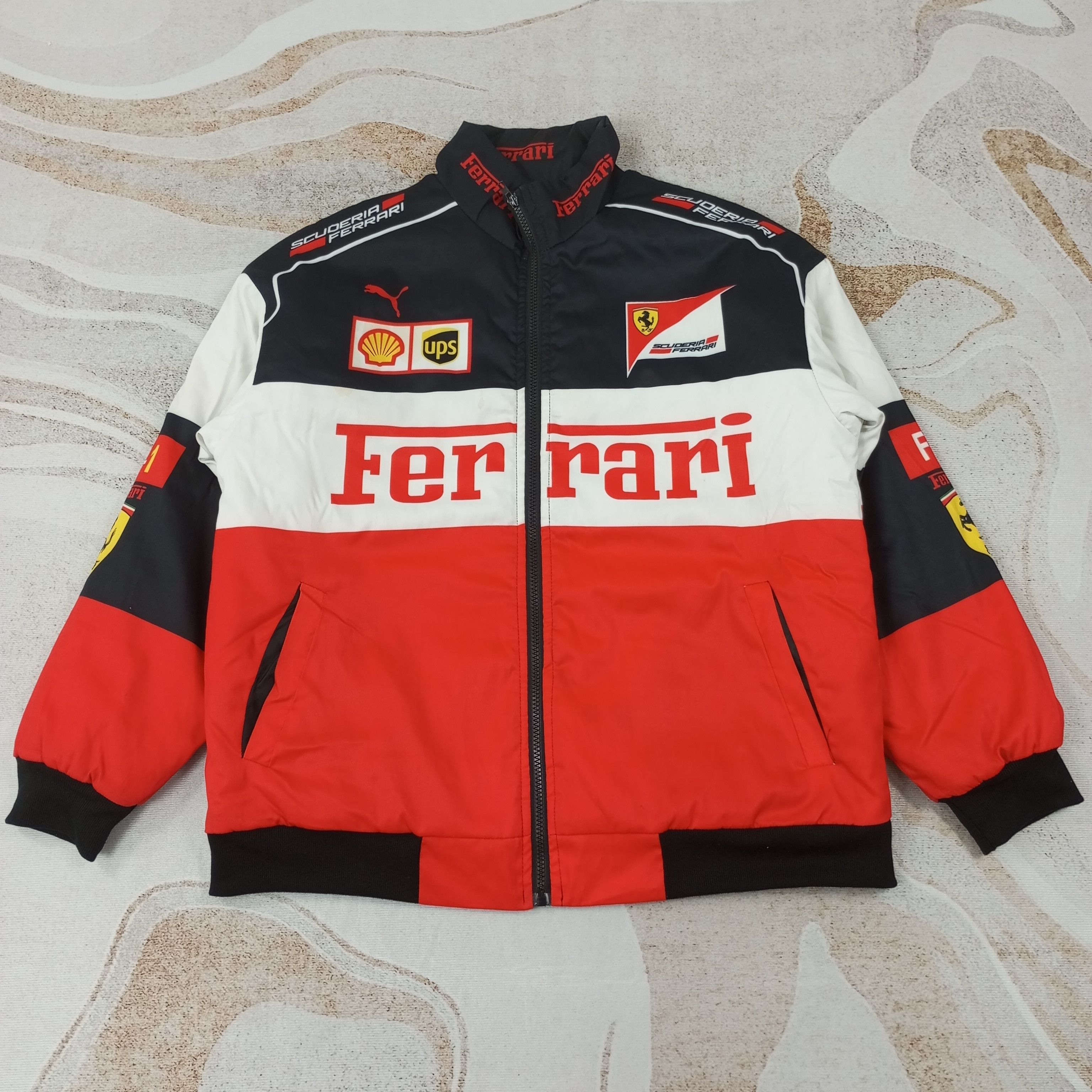 Vintage Ferrari Motorsports Jacket c229n20 Size US L / EU 52-54 / 3 - 1 Thumbnail