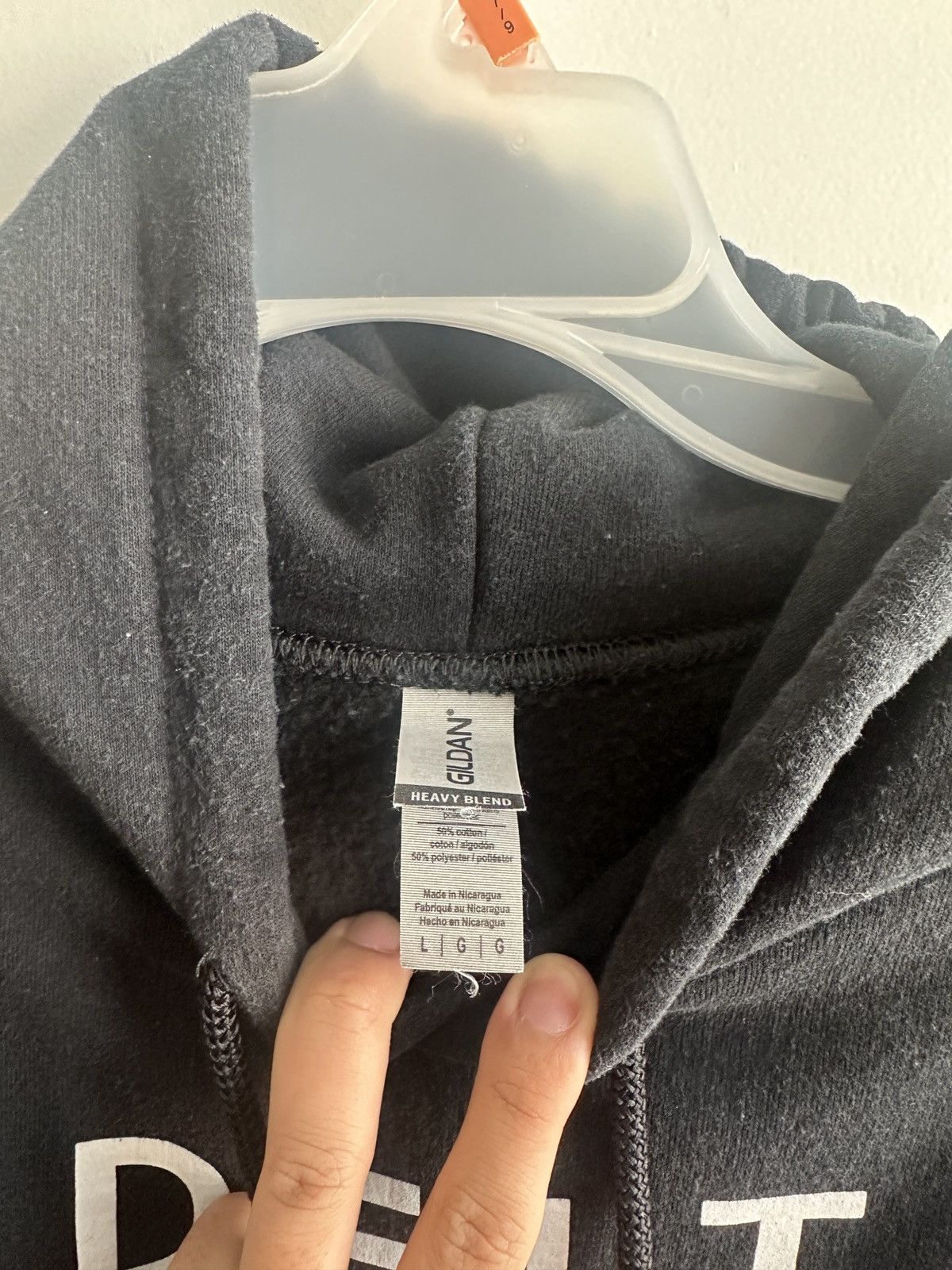 Vintage Delta Hoodie Black Size US L / EU 52-54 / 3 - 3 Thumbnail