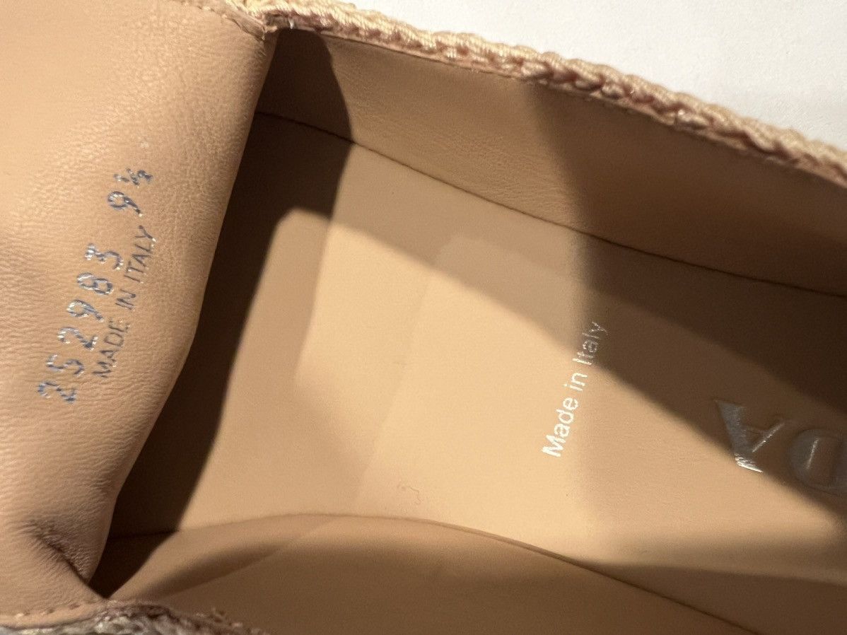 Prada Prada triangle raffia shoes. 9,5/10,5 Size US 10.5 / EU 43-44 - 4 Thumbnail