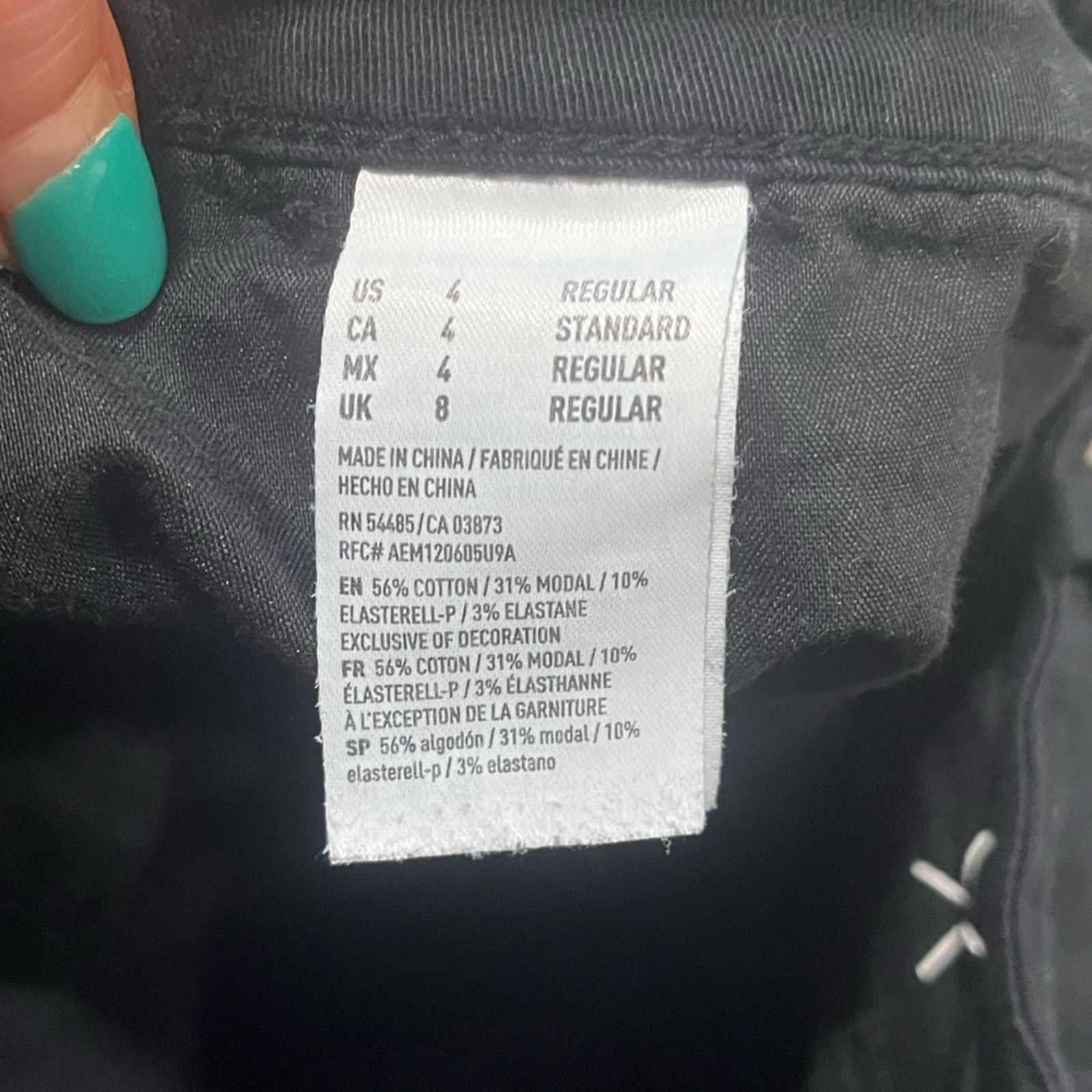 American Eagle Outfitters American Eagle Midi Shorts Mid-Rise Super Stretch Cotton Size 27" / US 4 / IT 40 - 6 Thumbnail