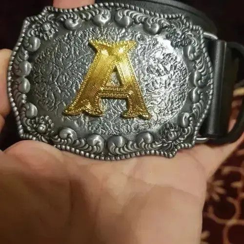 Other Leather A Buckle PU Leather Belt Size ONE SIZE - 2 Thumbnail