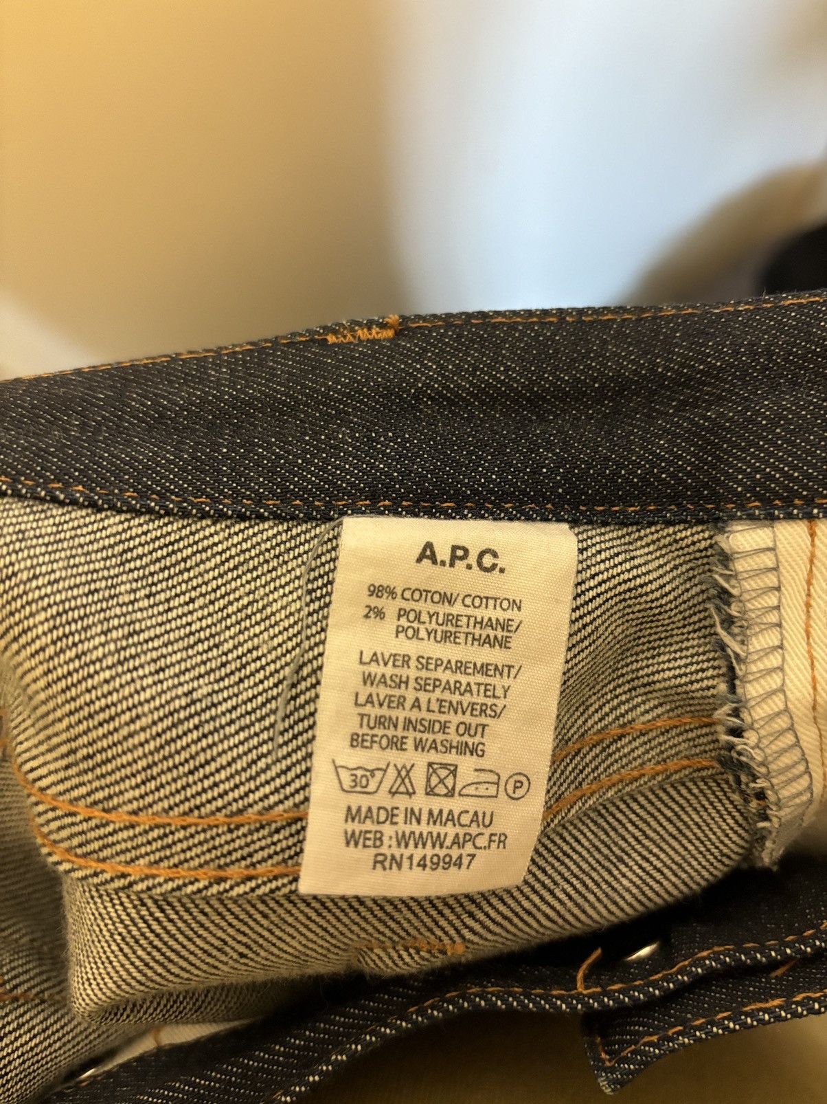 A.P.C. A.P.C. Petit New Standard Jeans Size US 30 / EU 46 - 7 Thumbnail