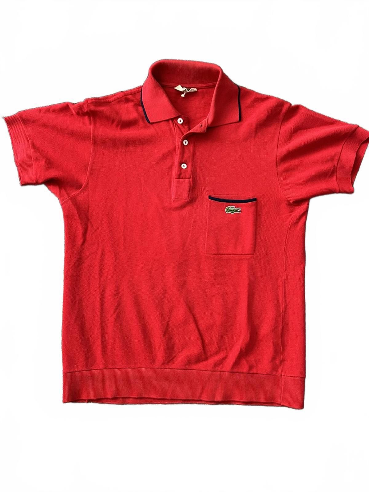 Lacoste Lacoste Red Polo Shirt with Chest Pocket Size US S / EU 44-46 / 1 - 1 Thumbnail