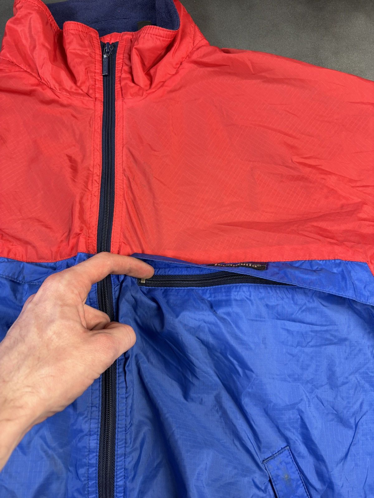 Patagonia × Vintage Vintage Patagonia Jacket 90s Windbreaker Capilene Nylon Size US S / EU 44-46 / 1 - 7 Thumbnail