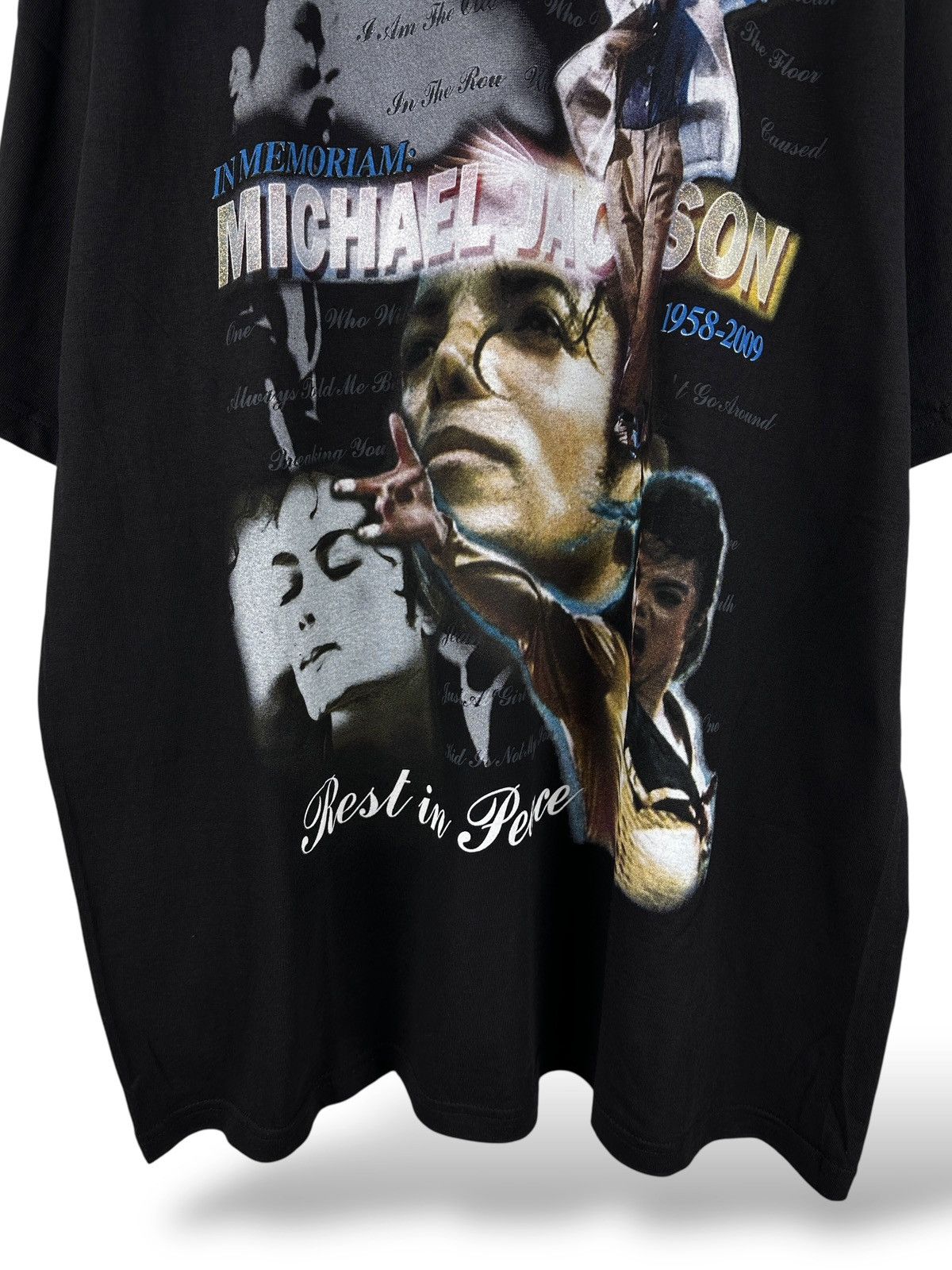 Michael Jackson Vintage Michael Jackson Memorial Farewell To King Of Pop Tee Size US XXL / EU 58 / 5 - 4 Thumbnail
