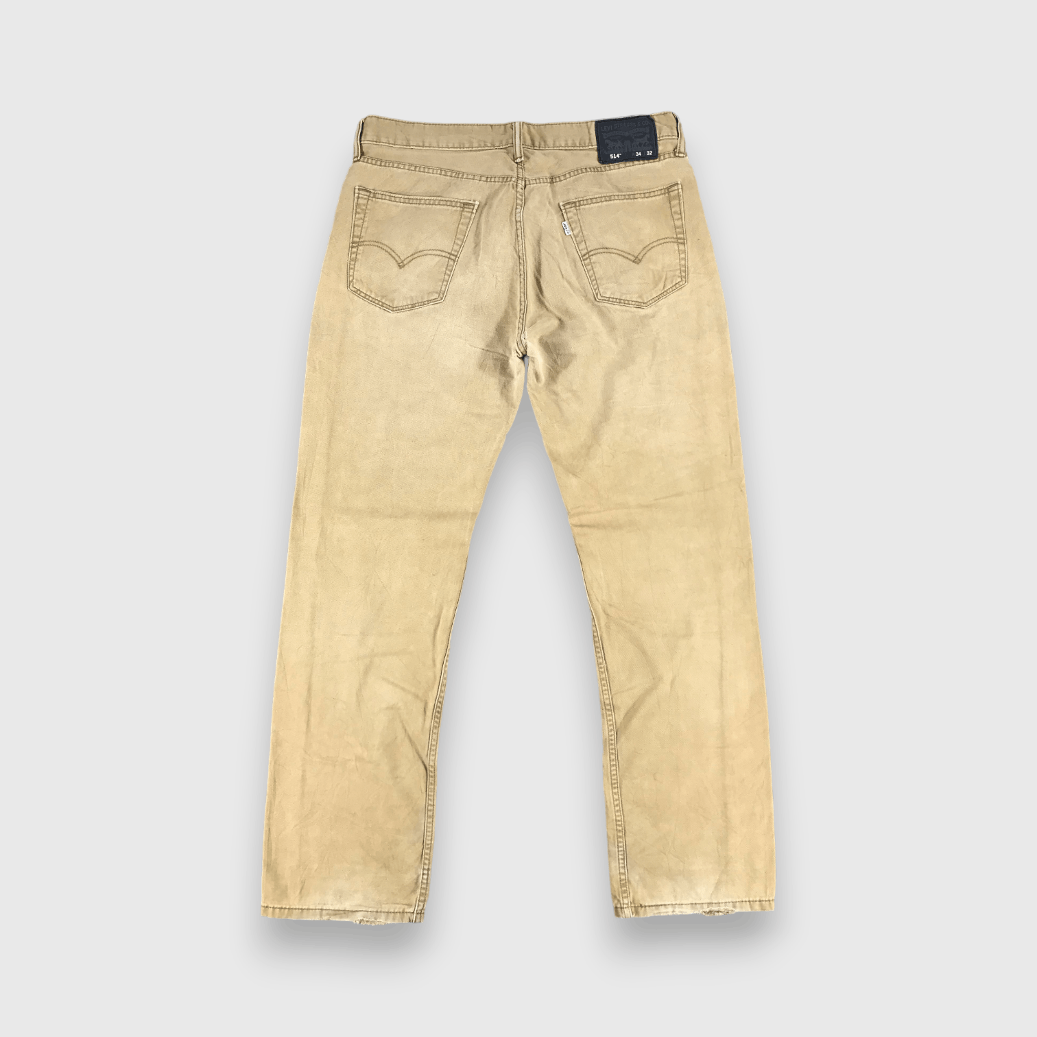 Levi's Vintage Brown Levis 514 Jeans-J936 Size US 35 - 2 Thumbnail
