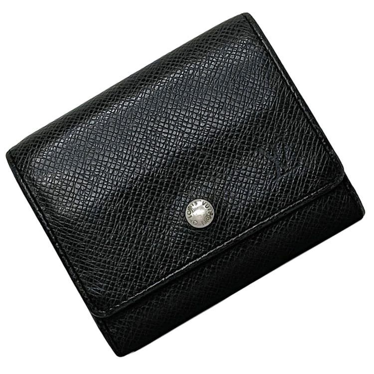 Louis Vuitton LOUIS VUITTON Black Leather Size ONE SIZE - 1 Thumbnail