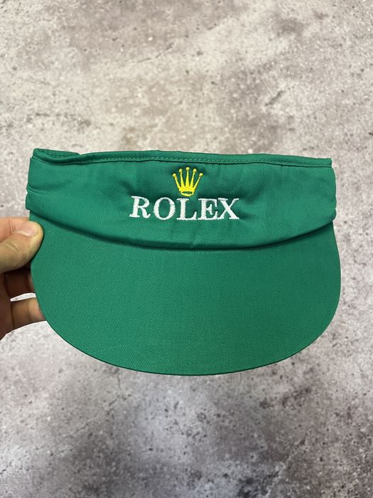 Vintage RARE ROLEX WATCH COMPANY GREEN VINTAGE TENIS CAP Grailed