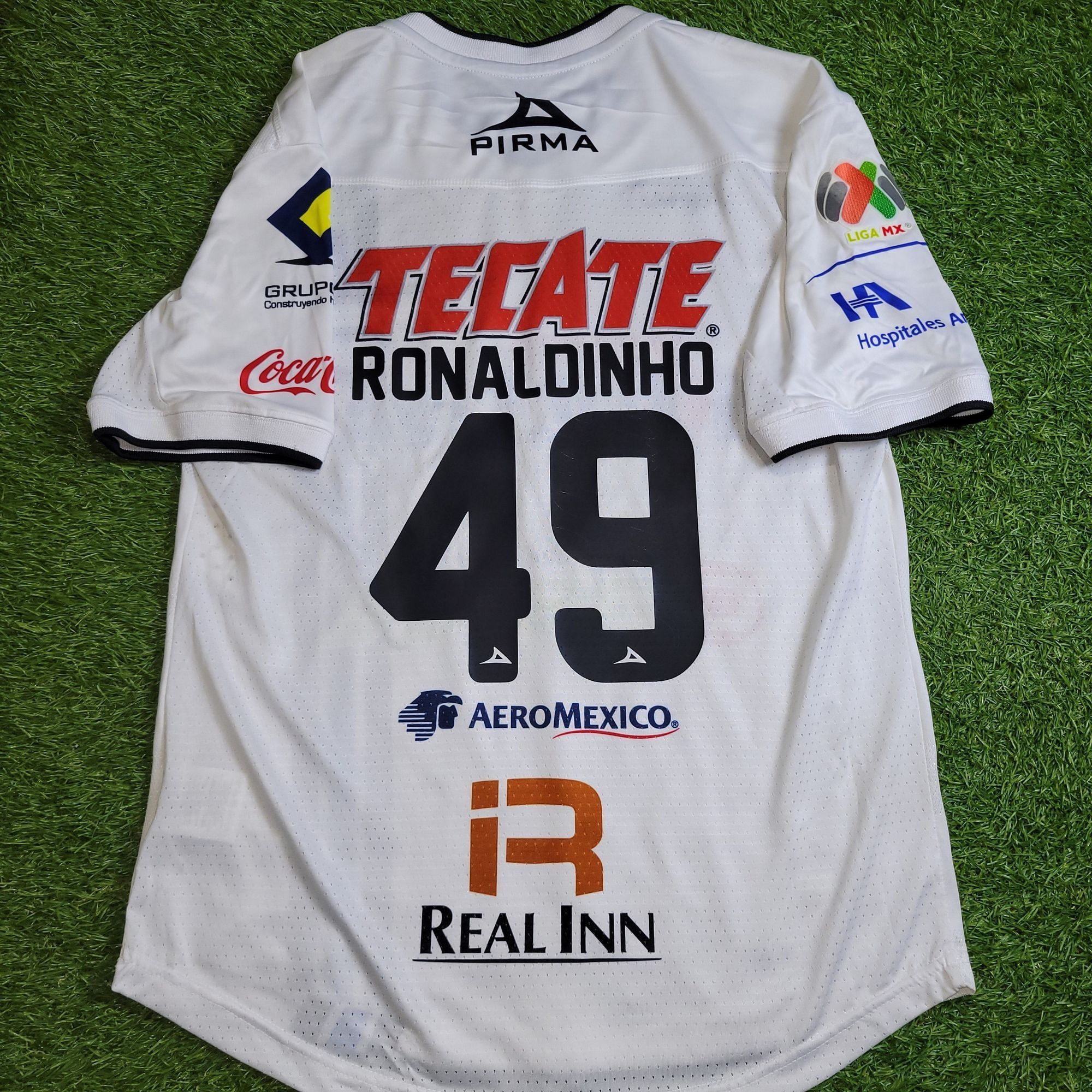 Other Ronaldinho Queretaro PLAYER ISSUE 2014 Away Soccer Jersey M Size US M / EU 48-50 / 2 - 1 Thumbnail
