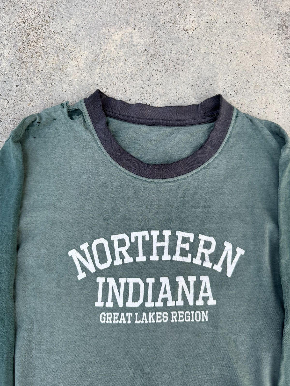 Vintage Distressed Northen Indiana Sun Faded Tees Size US M / EU 48-50 / 2 - 2 Thumbnail