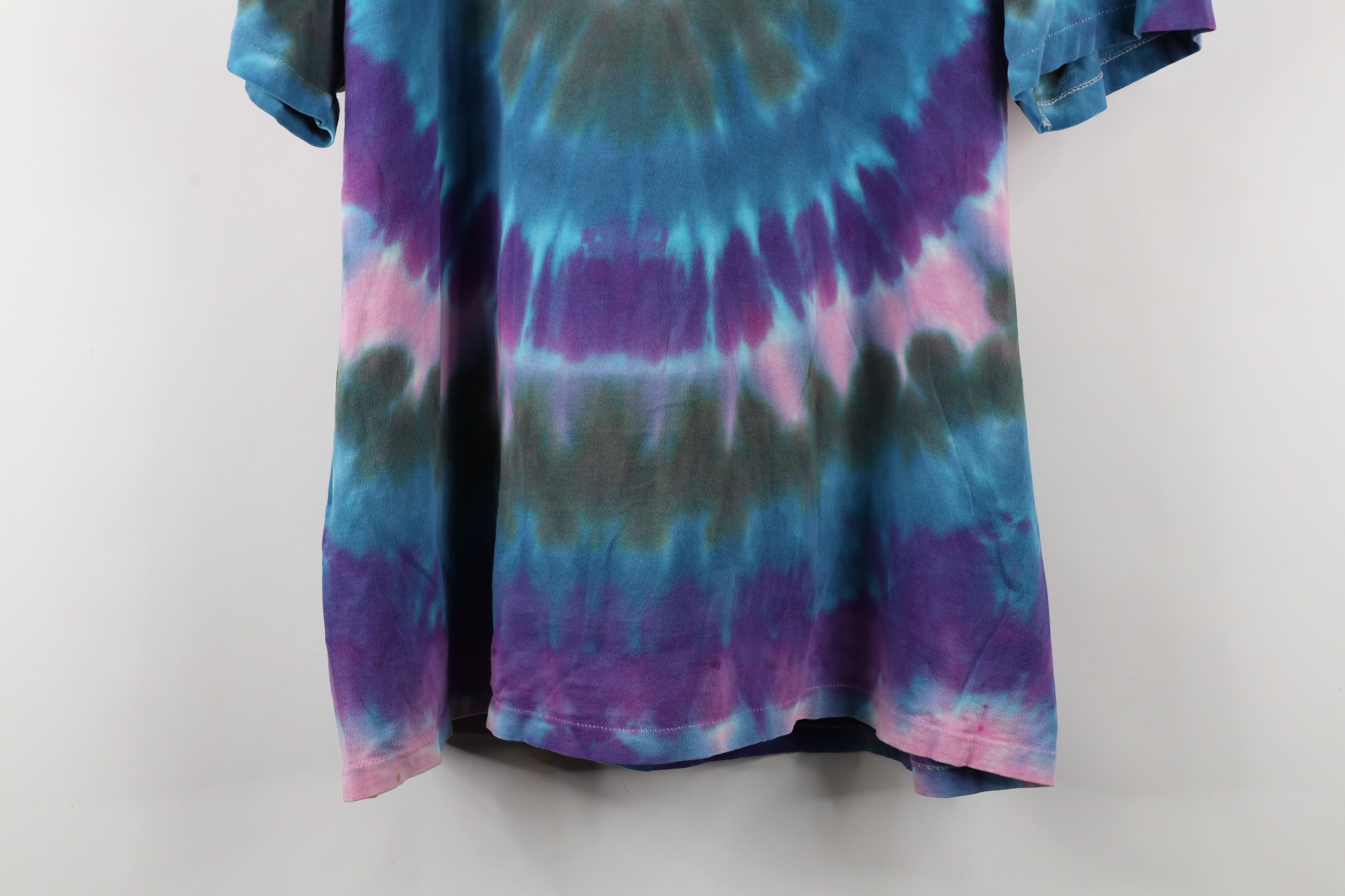 Vintage Vintage 90s Streetwear Smiley Face Tie Dye T-Shirt USA Size US XL / EU 56 / 4 - 13 Thumbnail