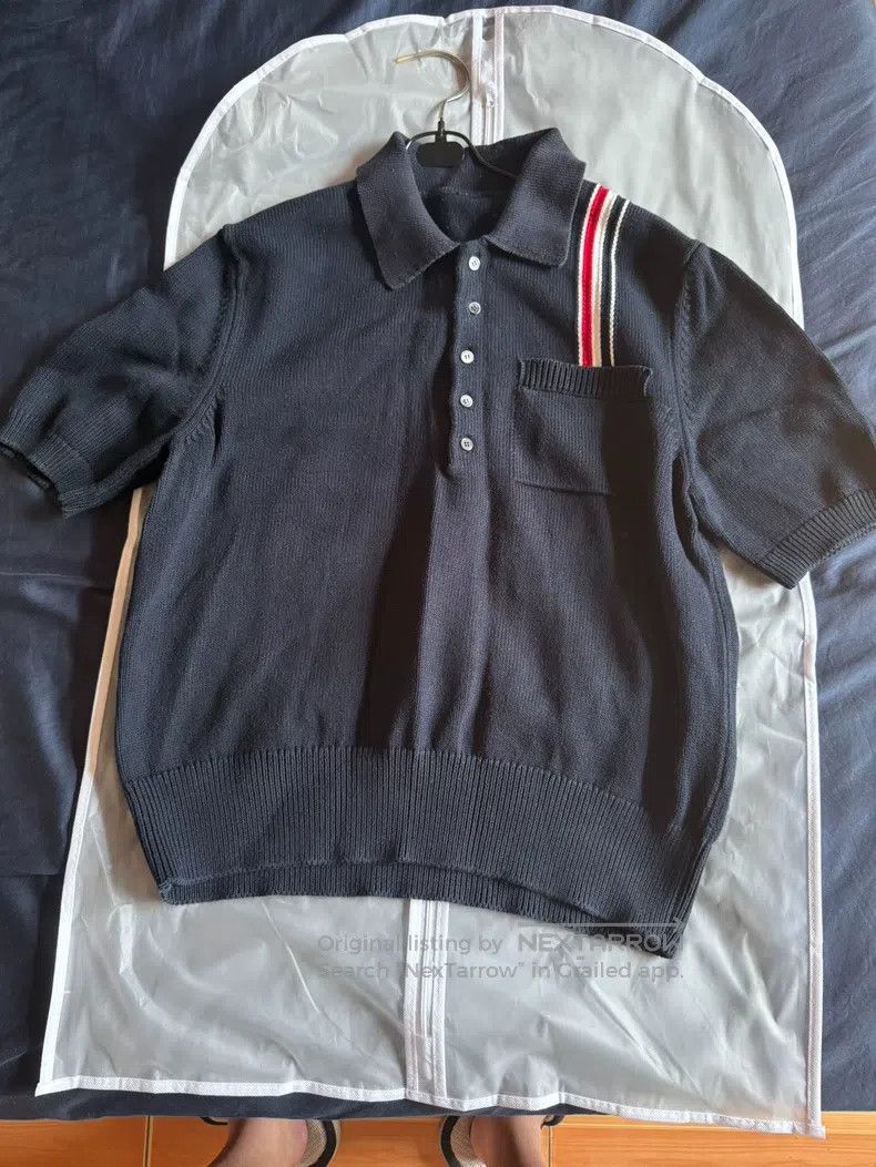 Thom Browne Thom Browne Polo Shirt Size US XL / EU 56 / 4 - 2 Thumbnail