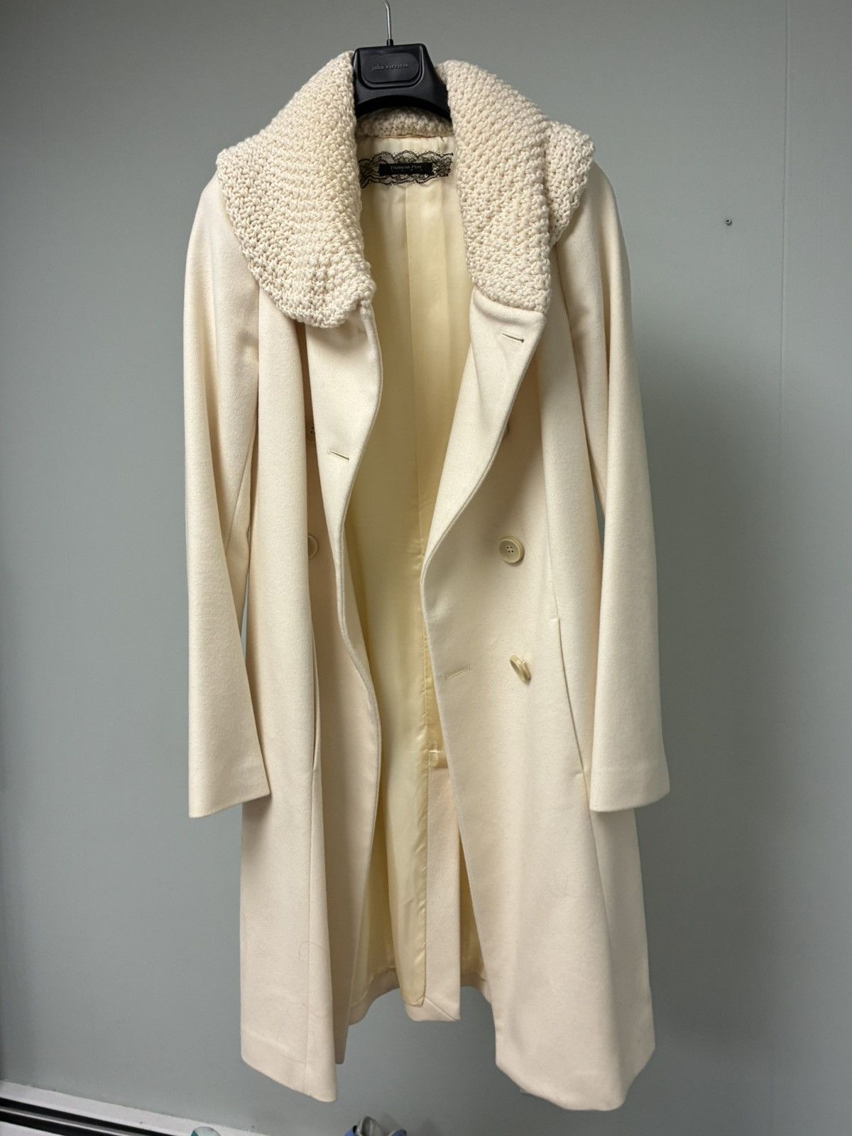 Patrizia Pepe Fluffy Collar Coat 42 Size M / US 6-8 / IT 42-44 - 15 Thumbnail