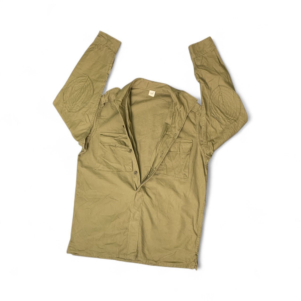 Vintage Rare Design Vintage Military Safari Jacket Hidden Button Up Size US M / EU 48-50 / 2 - 3 Thumbnail