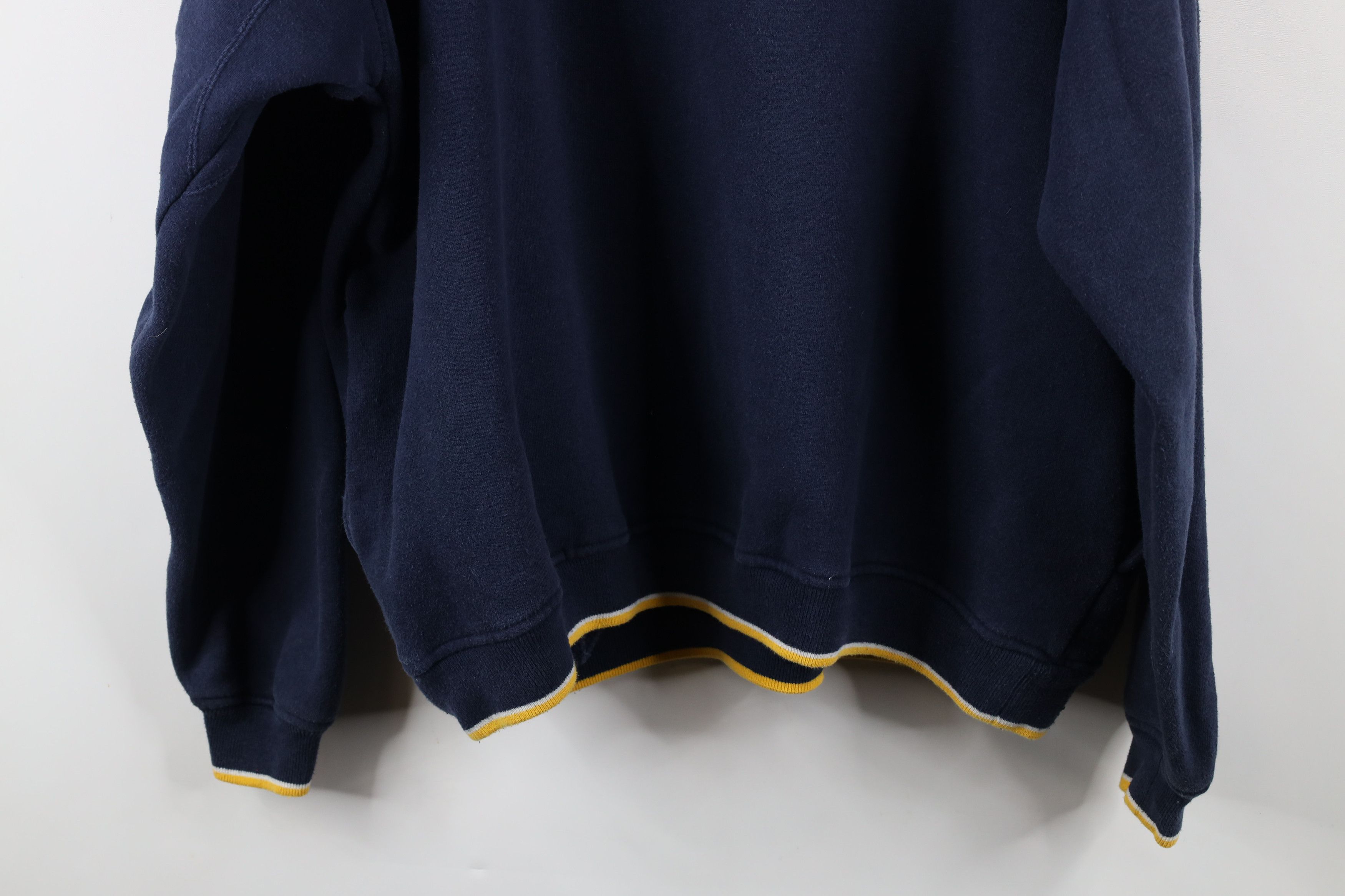 Vintage Vintage 90s University of Michigan Pullover Sweatshirt Size US XL / EU 56 / 4 - 12 Thumbnail