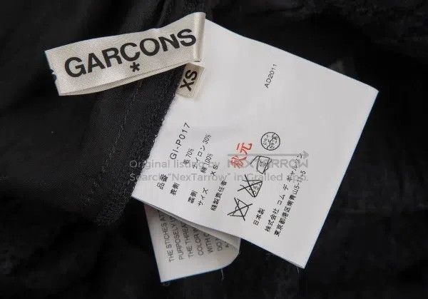 Comme des Garcons Comme des Garcons size XS Black Retro Jacquard Design Pant Size 23" - 9 Thumbnail