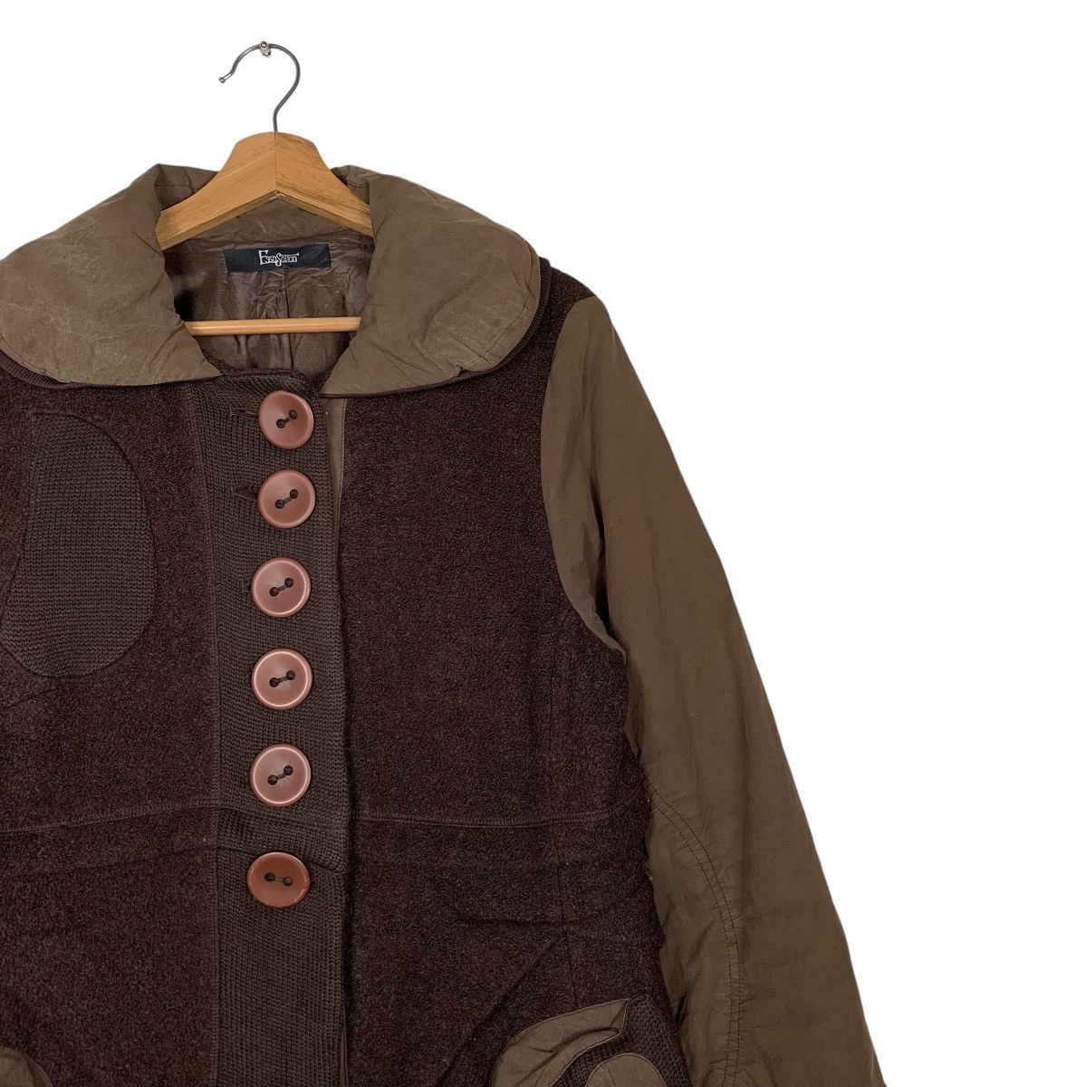 Japanese Brand Japanese Brand Esen Sotion Women Coat Jacket Size M / US 6-8 / IT 42-44 - 5 Thumbnail