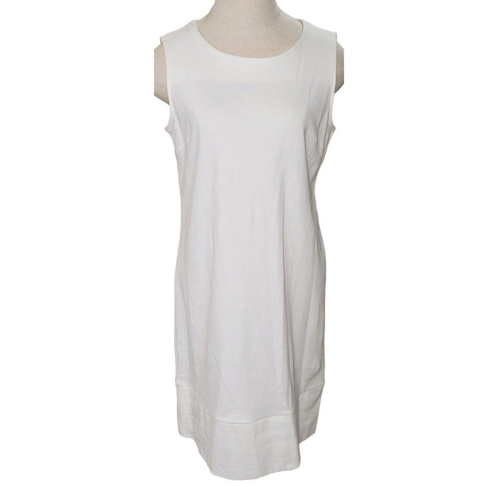Designer CT520 New York and Company NWT White Sleeveless Dress S Size S / US 4 / IT 40 - 1 Thumbnail