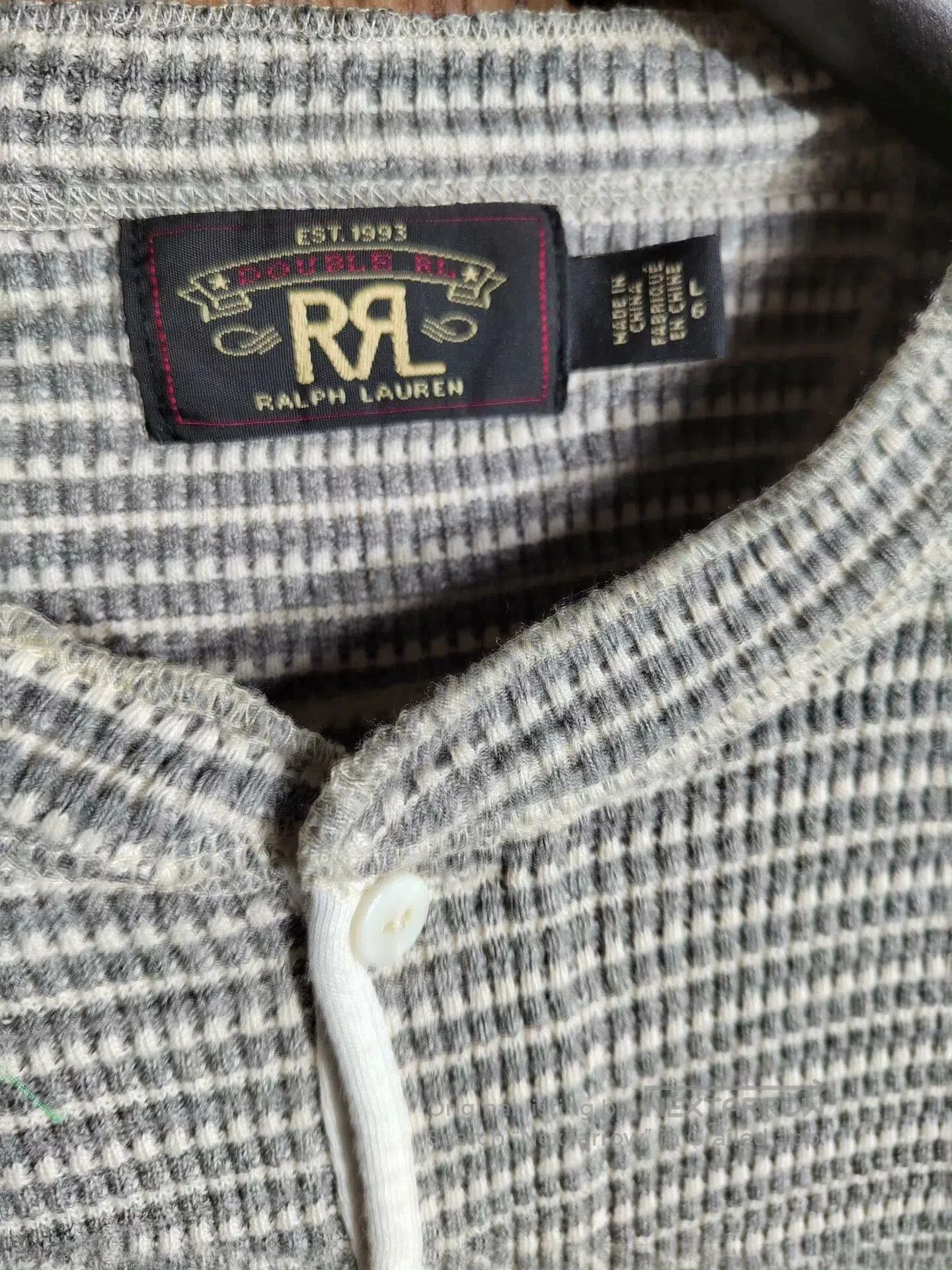 RRL Ralph Lauren RRL Ralph Lauren Long Sleeve Henley Shirt. Size US L / EU 52-54 / 3 - 2 Thumbnail