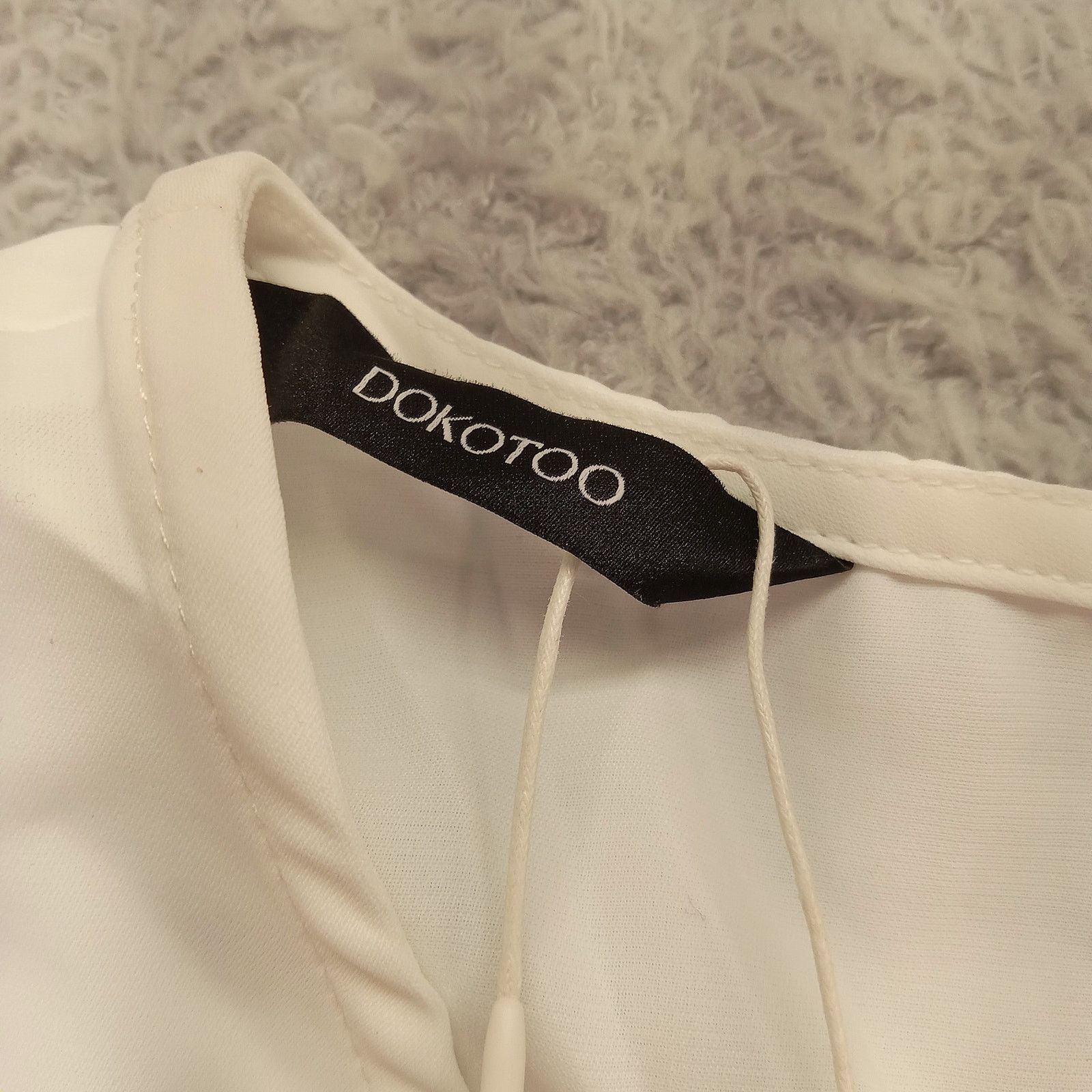 & Other Stories New DokoToo Blouse M Women's White Pullover Polyester Size M / US 6-8 / IT 42-44 - 6 Thumbnail