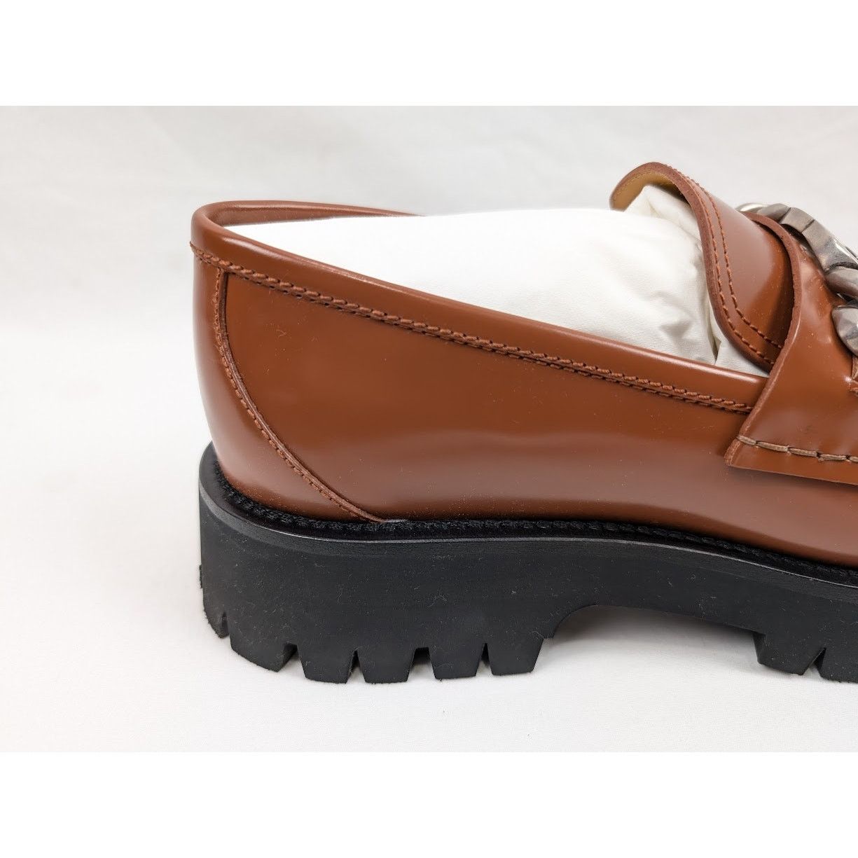 Gucci o1rshd1 Cordovan Lux Loafers in Rust Size US 12 / EU 45 - 5 Thumbnail