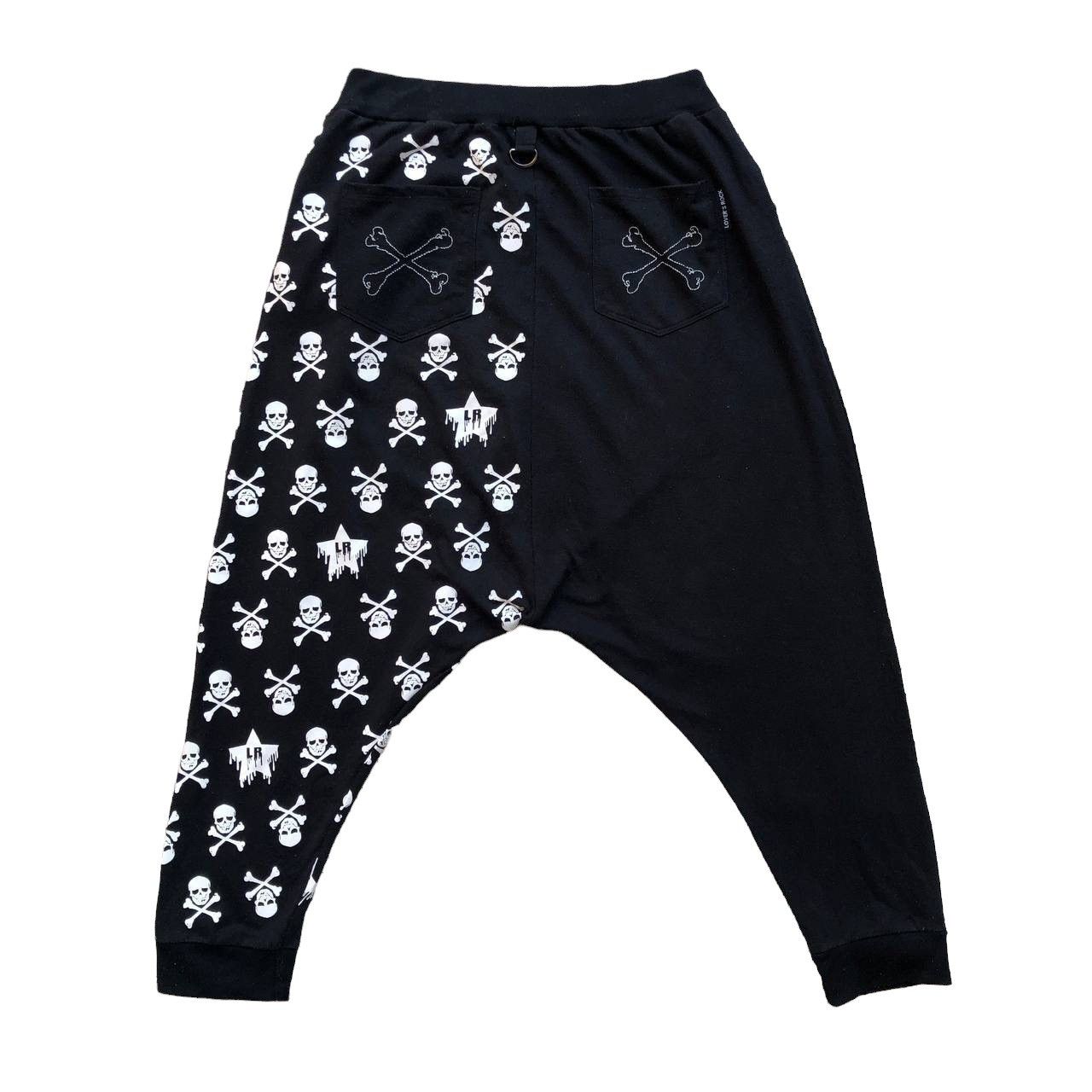 Seditionaries SUPER LOVER SKULLS HAREM BAGGY PANTS Size US 35 - 1 Thumbnail