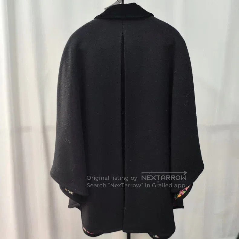 Gucci Gucci Embroidered cotton cloak coat Size XS / US 0-2 / IT 36-38 - 2 Thumbnail