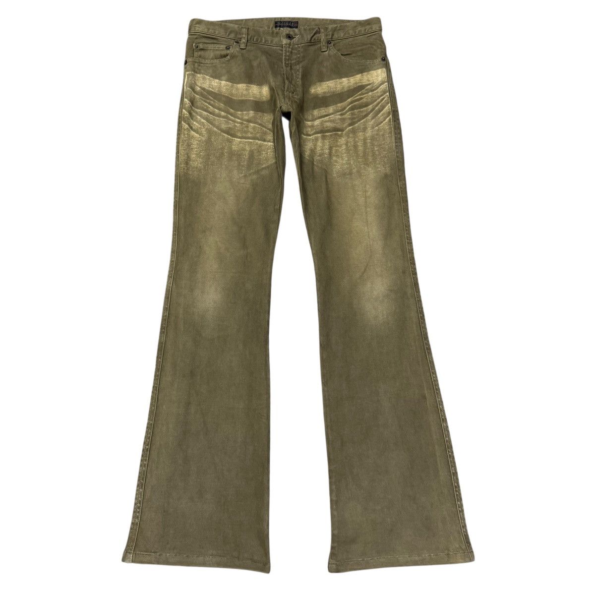 Morgan Homme Moleskin Denim Flare Jeans