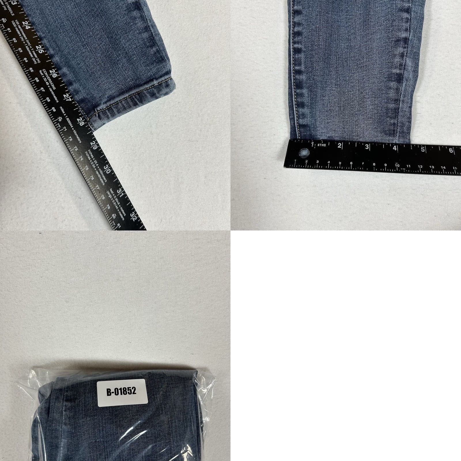 Vintage Maurices Skinny Jeans Womens XS Reg Blue Medium Wash Stretch Low Rise Denim Size 26" / US 2 / IT 38 - 9 Thumbnail