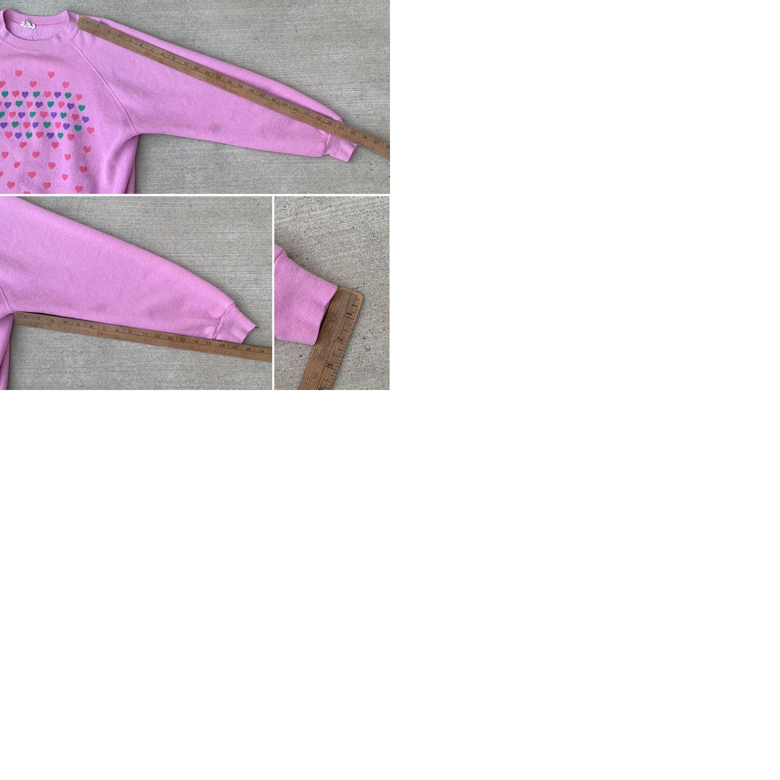 Vintage VINTAGE Heart Graphic Sweatshirt Raglan Sleeves JA Panther sf ca Size L Size L / US 10 / IT 46 - 12 Thumbnail