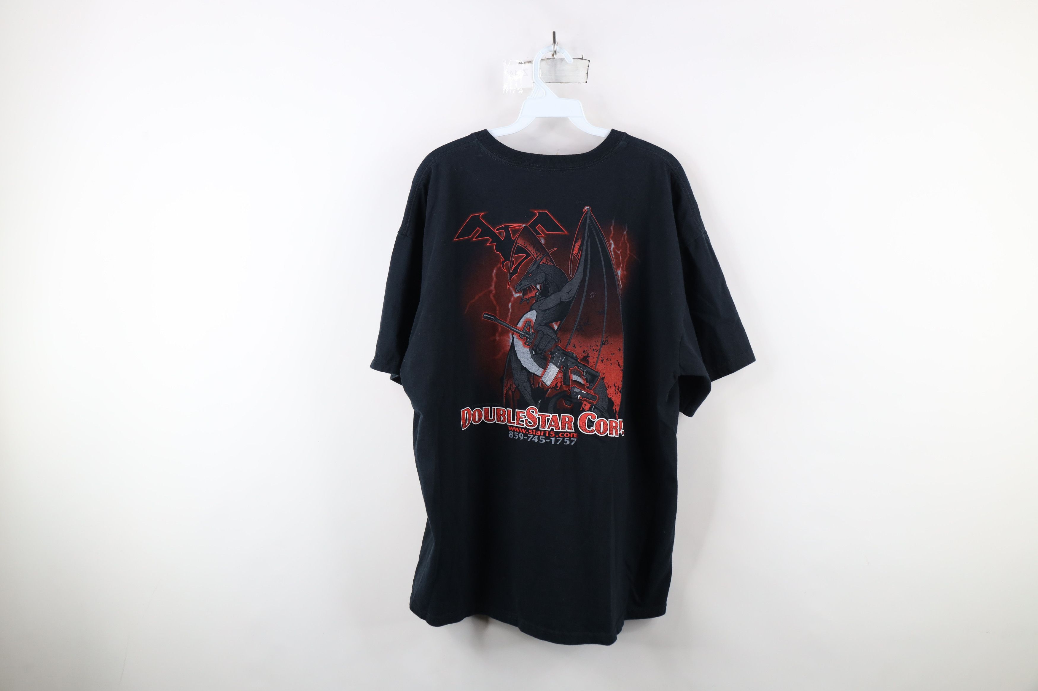 Vintage Vintage Y2K Streetwear Corp AR 15 Dragon T-Shirt Black Size US XL / EU 56 / 4 - 10 Thumbnail