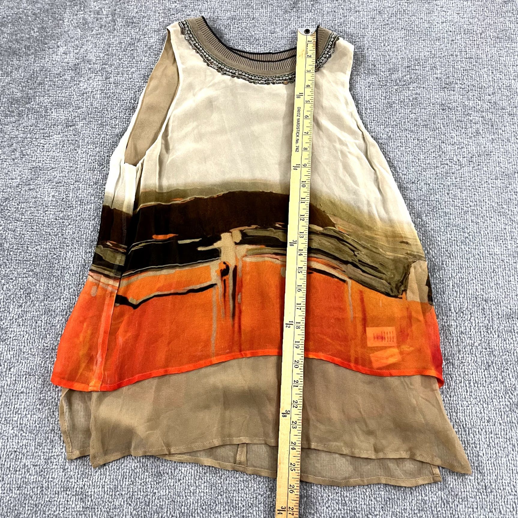 Anthropologie Anthropologie Bl- nk London Top Womens Small High Desert Sleeveless Viscose Bl-nk Size S / US 4 / IT 40 - 5 Thumbnail