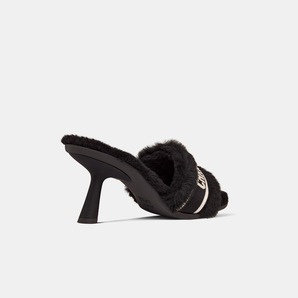 Dior o1w1db10326 Dway Heeled Slide in Black Size US 6 / IT 36 - 3 Thumbnail