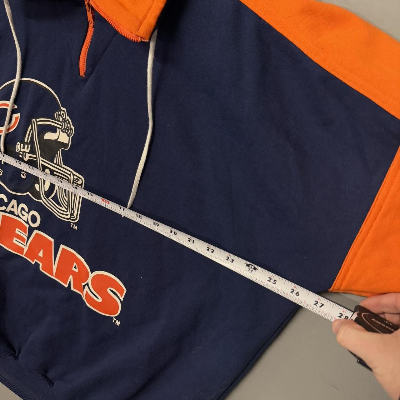 NFL Vintage Chicago Bears 1/4 Zip Pullover Sweatshirt XXL Size US XXL / EU 58 / 5 - 3 Thumbnail