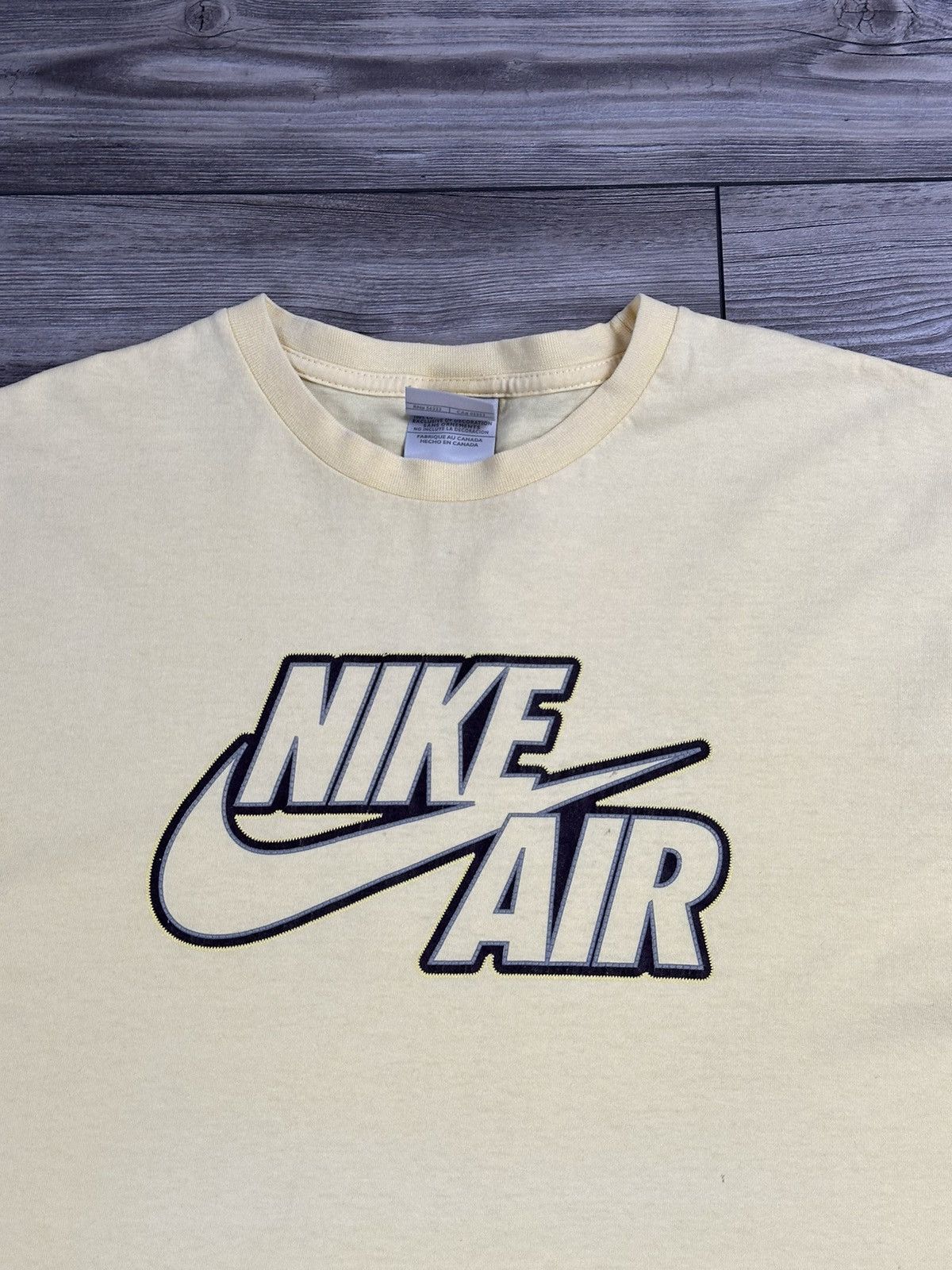 Nike × Vintage Vintage Y2K Nike Air Spell Out T Shirt Size US L / EU 52-54 / 3 - 3 Thumbnail