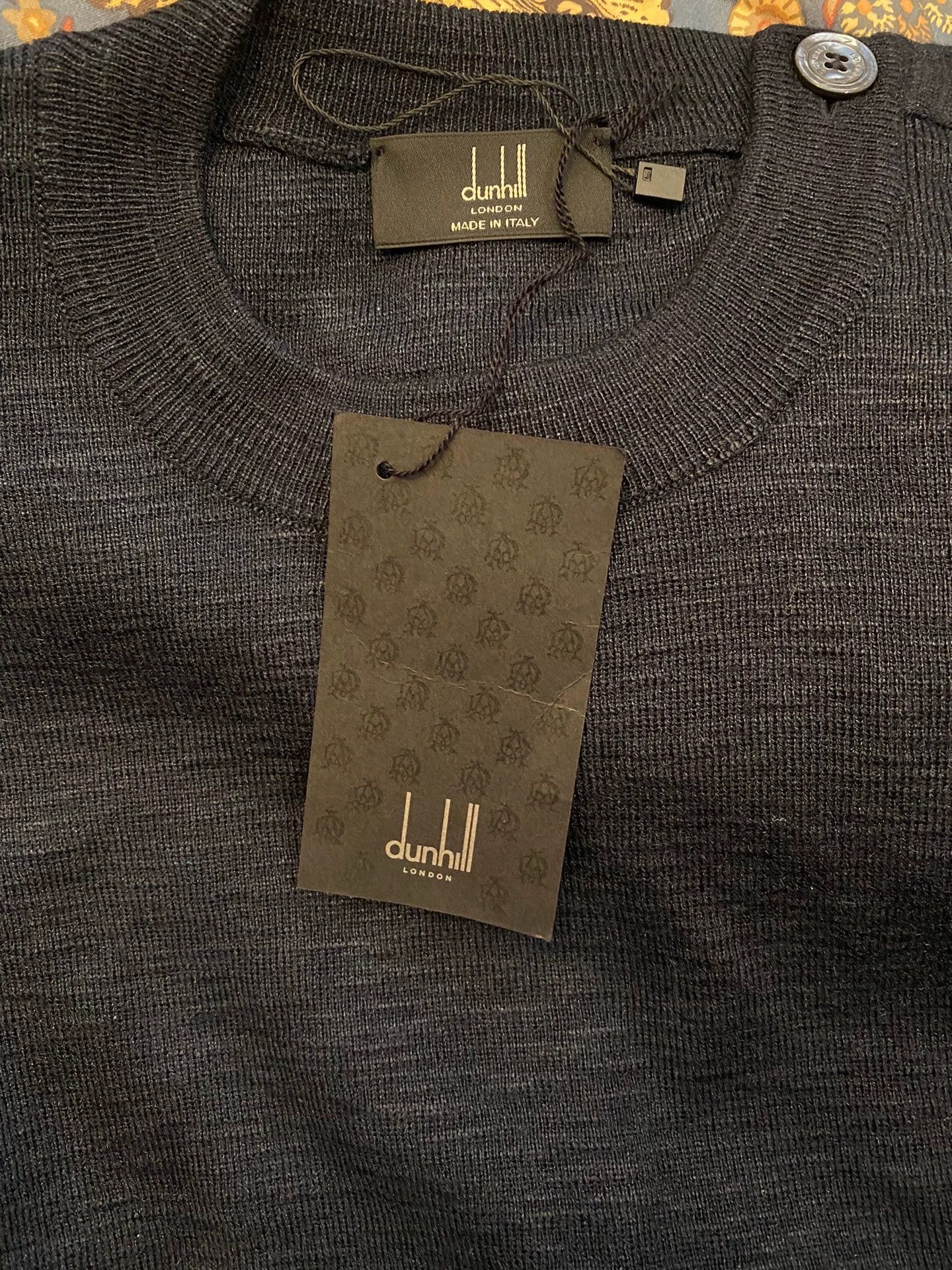 Alfred Dunhill Dunhill 100% Silk Italian Made Sweater MOP Buttons Size US M / EU 48-50 / 2 - 5 Thumbnail
