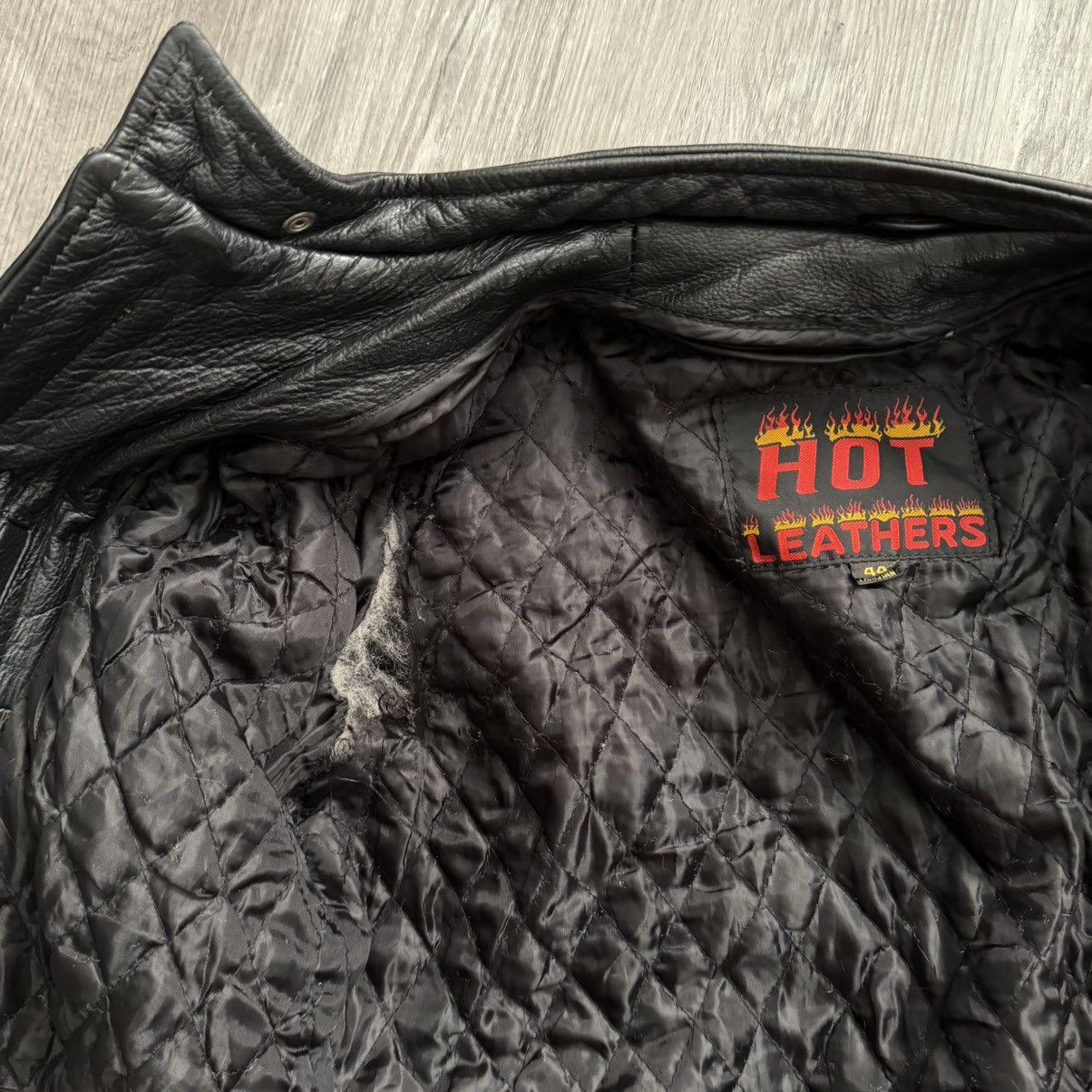 Other 90s vintage Hot Leathers motorcycle jacket Size US S / EU 44-46 / 1 - 9 Thumbnail