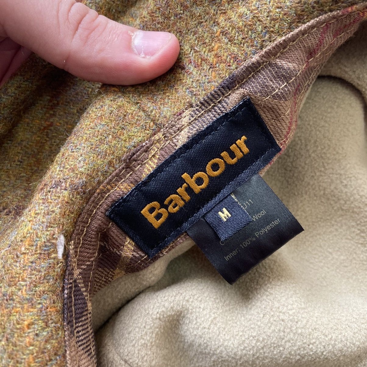 Barbour Vintage Barbour 100% Wool rare Panama hats Size 32 - 6 Thumbnail