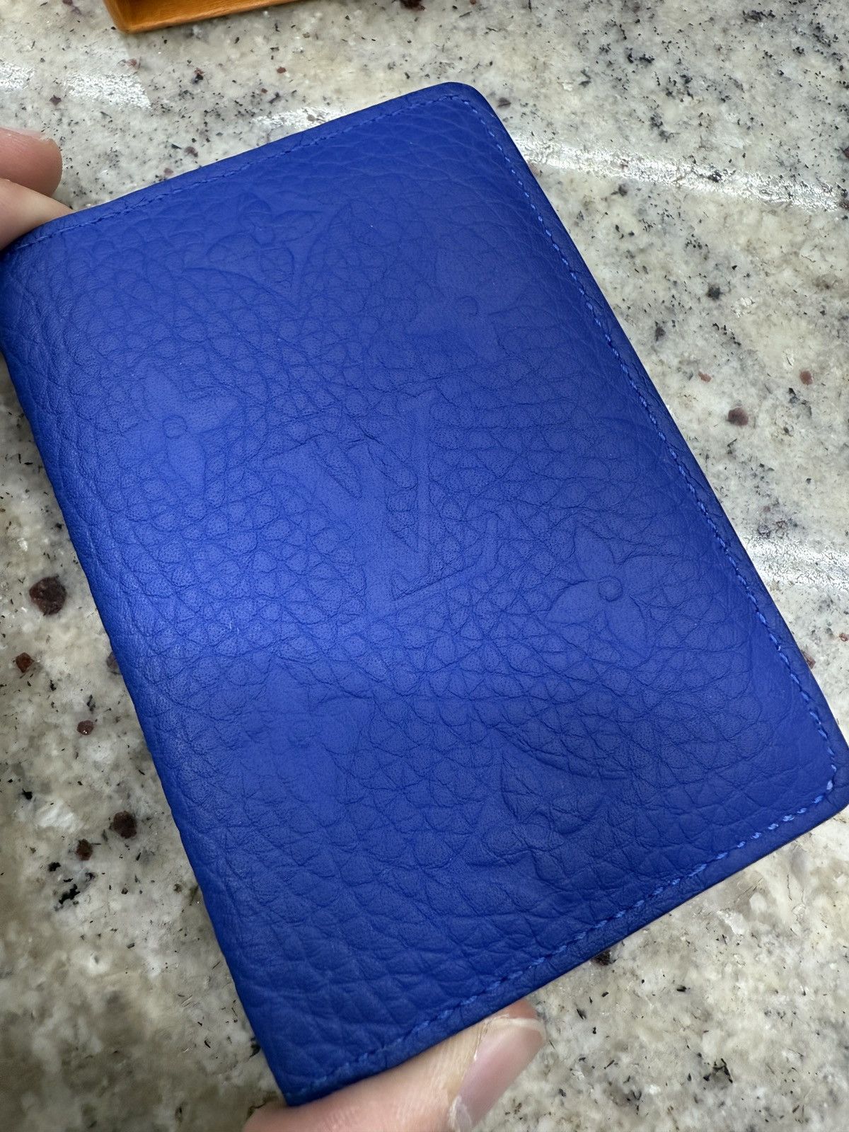 Louis Vuitton Louis Vuitton Navy Blue Monogram Card Holder Size ONE SIZE - 9 Thumbnail