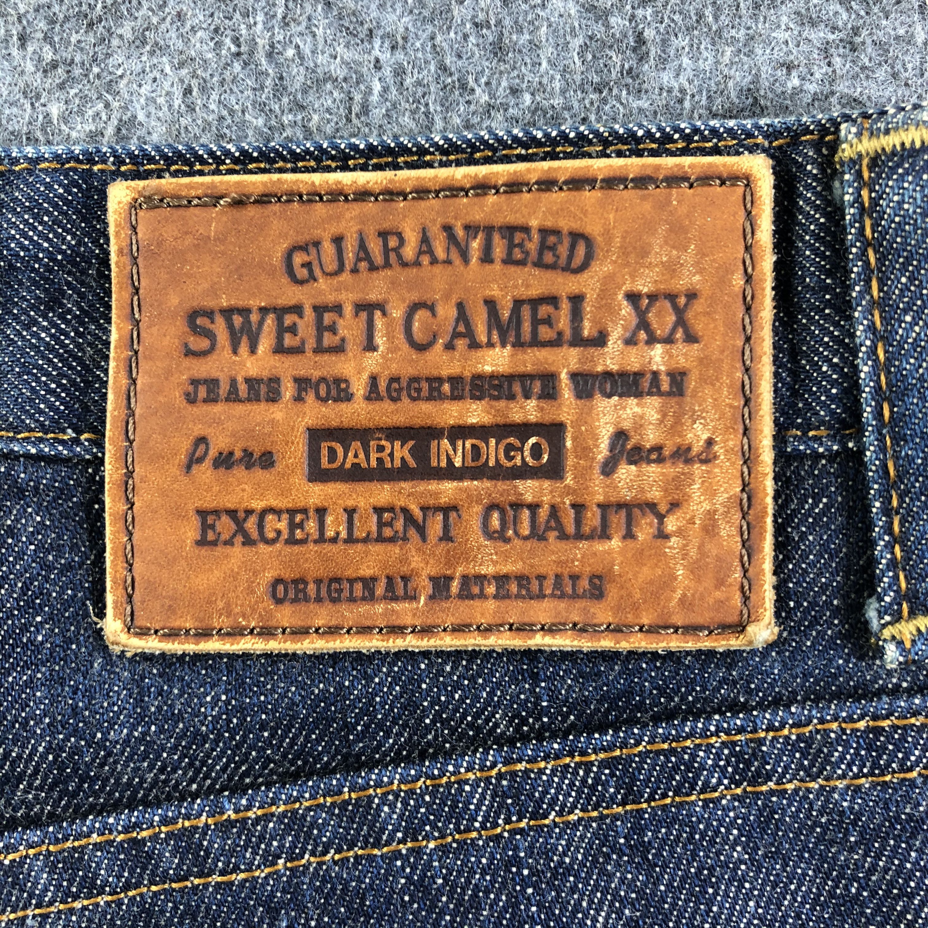 Japanese Brand Vintage Sweet Camel Jeans Blue Flare Denim -J2841 Size US 28 / EU 44 - 5 Thumbnail