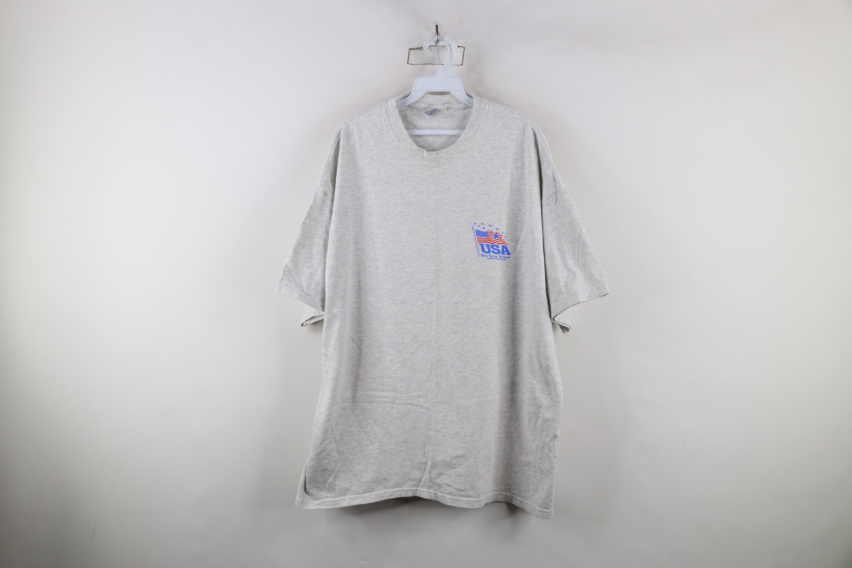 Vintage Vintage 90s United We Stand Hawaii Short Sleeve T-Shirt Size US XXL / EU 58 / 5 - 1 Thumbnail