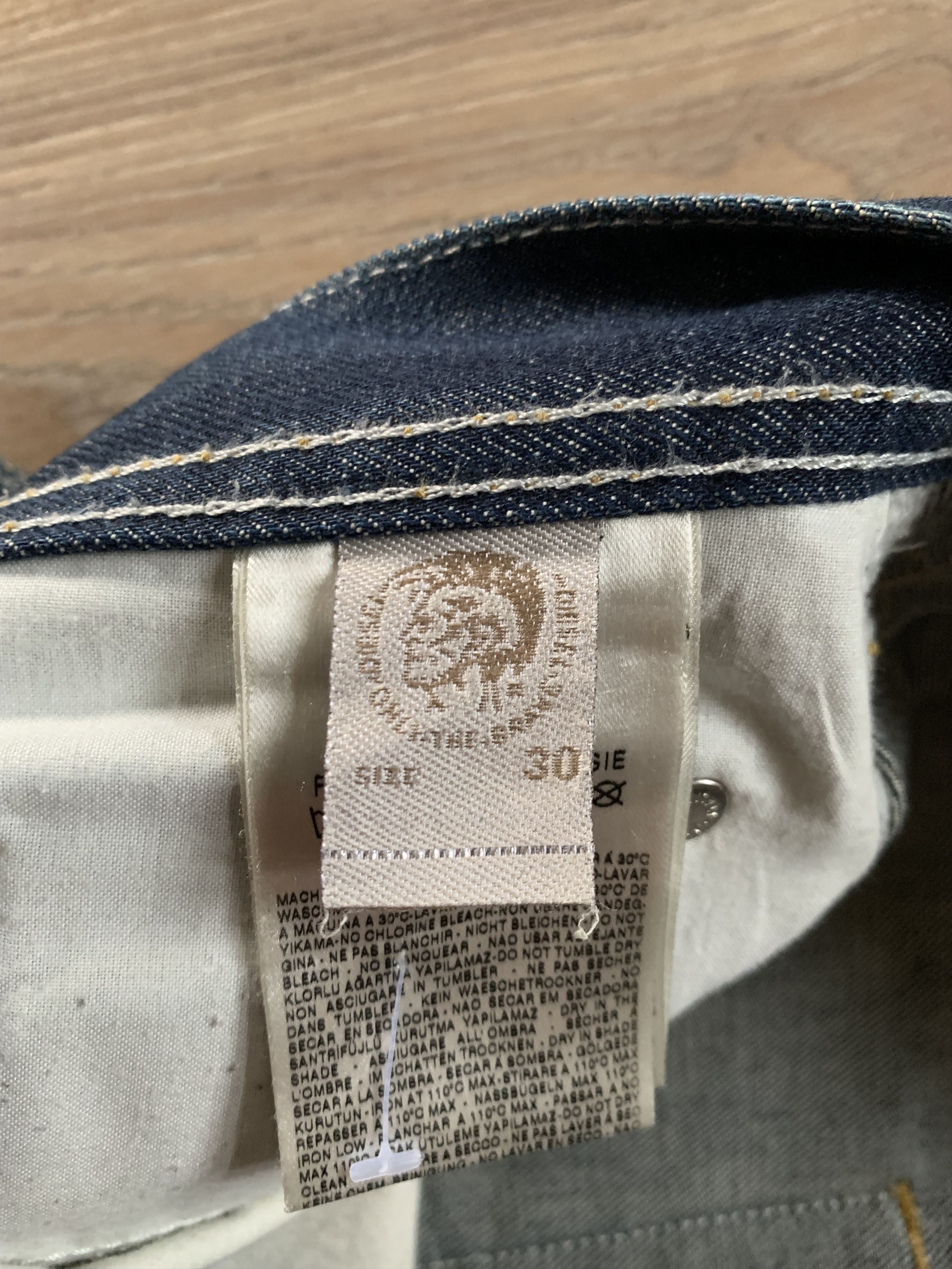 Diesel × Vintage Diesel Turbo Tepphar Slim Carrot Jeans Size US 30 / EU 46 - 9 Thumbnail